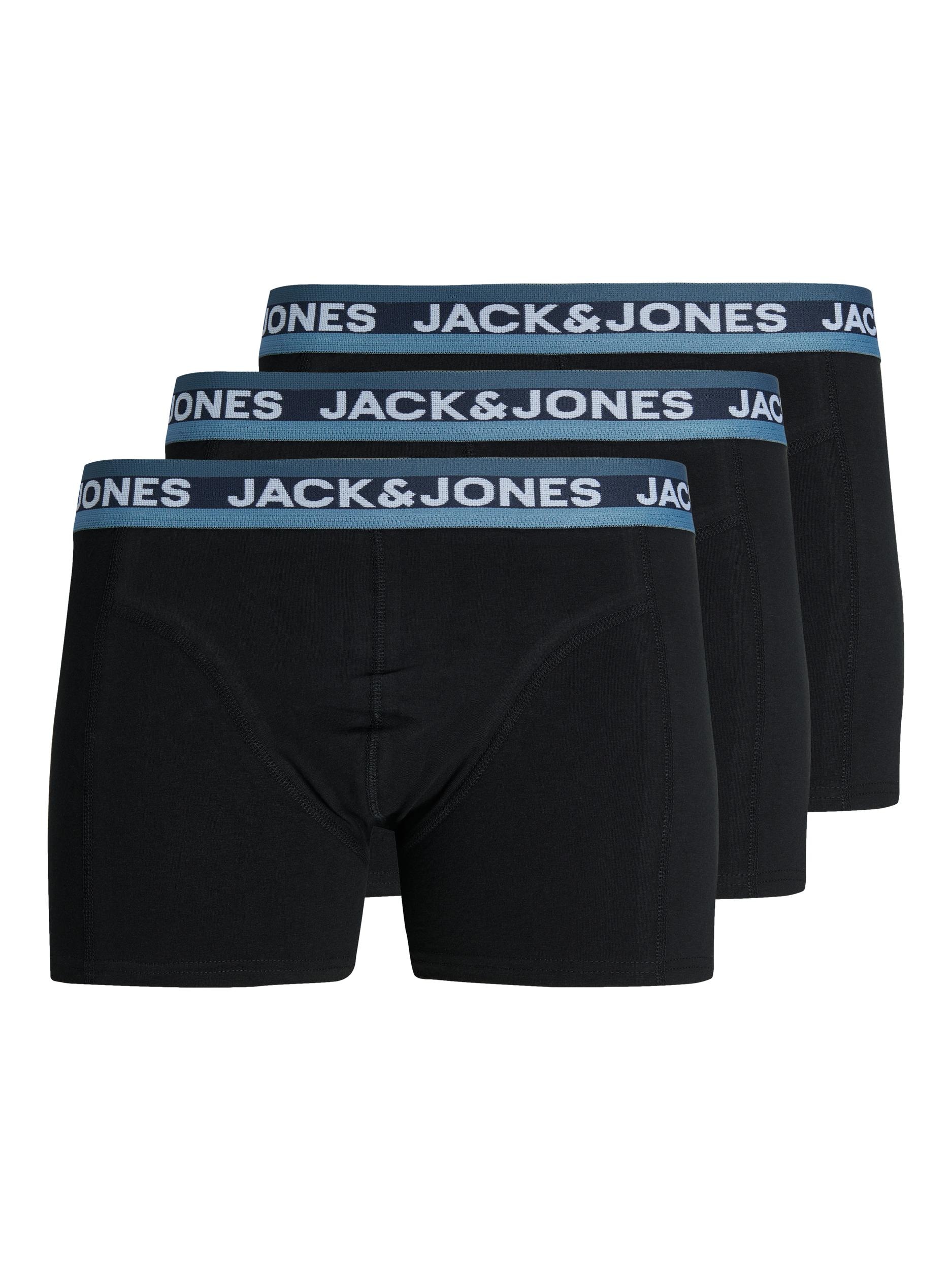 Jack & Jones PlusSize Boxershorts »JACDNA WB TRUNKS 3 PACK PLS«, (Packung, 3 St.), mit elastischem Taillenbund