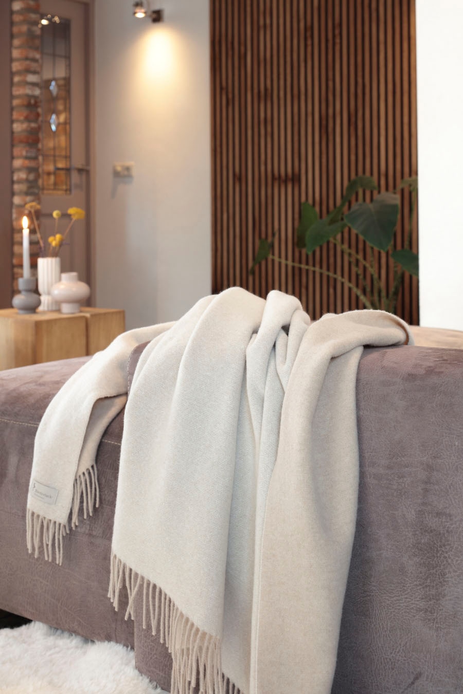 Biederlack Plaid »Britta«, aus 100% Wolle