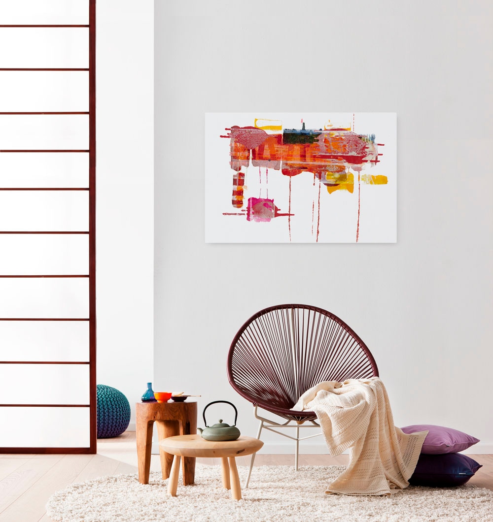 Image of Komar Leinwandbild "Ruby Red - Grösse 60 x 90 cm" Natur 1 Stk. tlg. Keilrahmenbild mi Echtholzrahmen