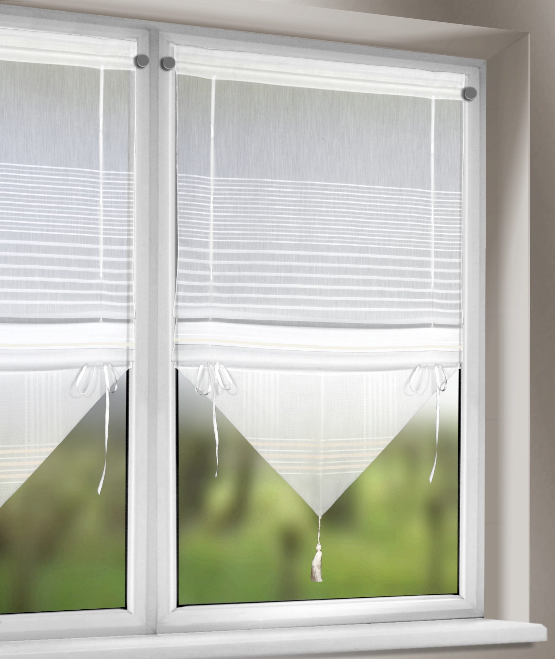 Image of WILLKOMMEN ZUHAUSE by ALBANI GROUP Bändchenrollo »Susan«, mit Stangendurchzug, Bändchenrollo bei Ackermann Versand Schweiz