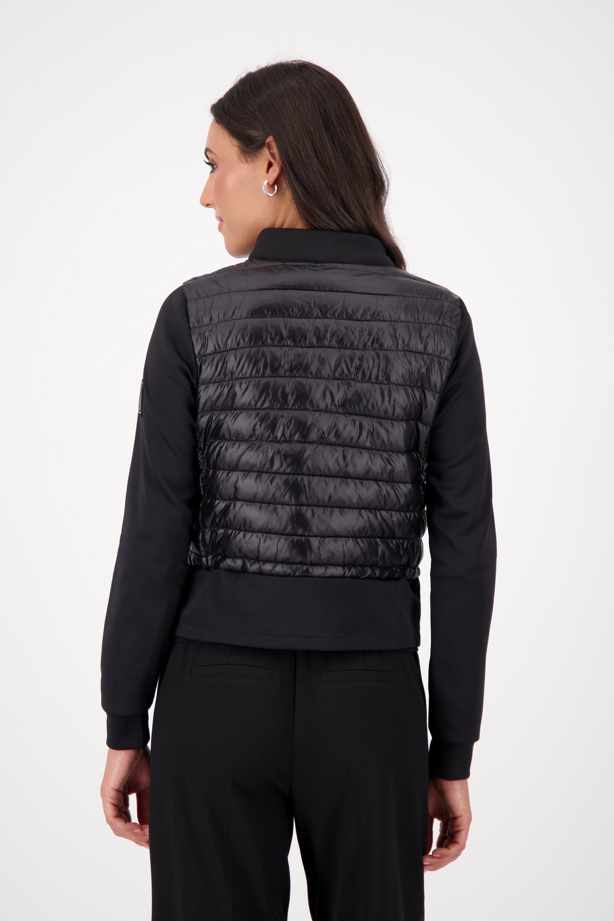 Monari Steppjacke »Jacke Stepp + Neopren«, ohne Kapuze, Mit Rundhalsausschnitt
