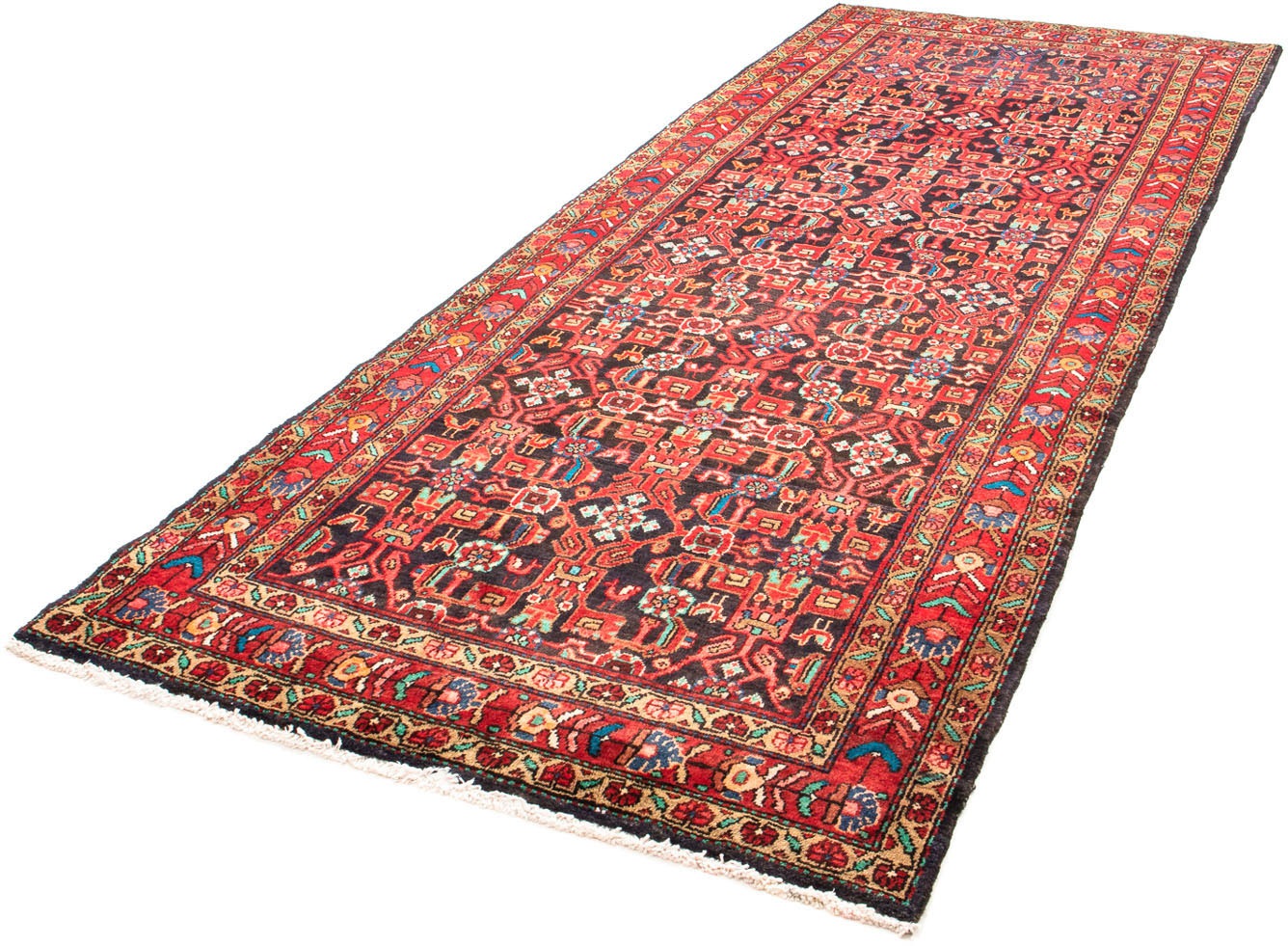Image of morgenland Orientteppich »Perser - Nomadic - 309 x 118 cm - rot«, rechteckig, 10 mm Höhe, Wohnzimmer, Handgeknüpft, Einzelstück mit Zertifikat bei Ackermann Versand Schweiz