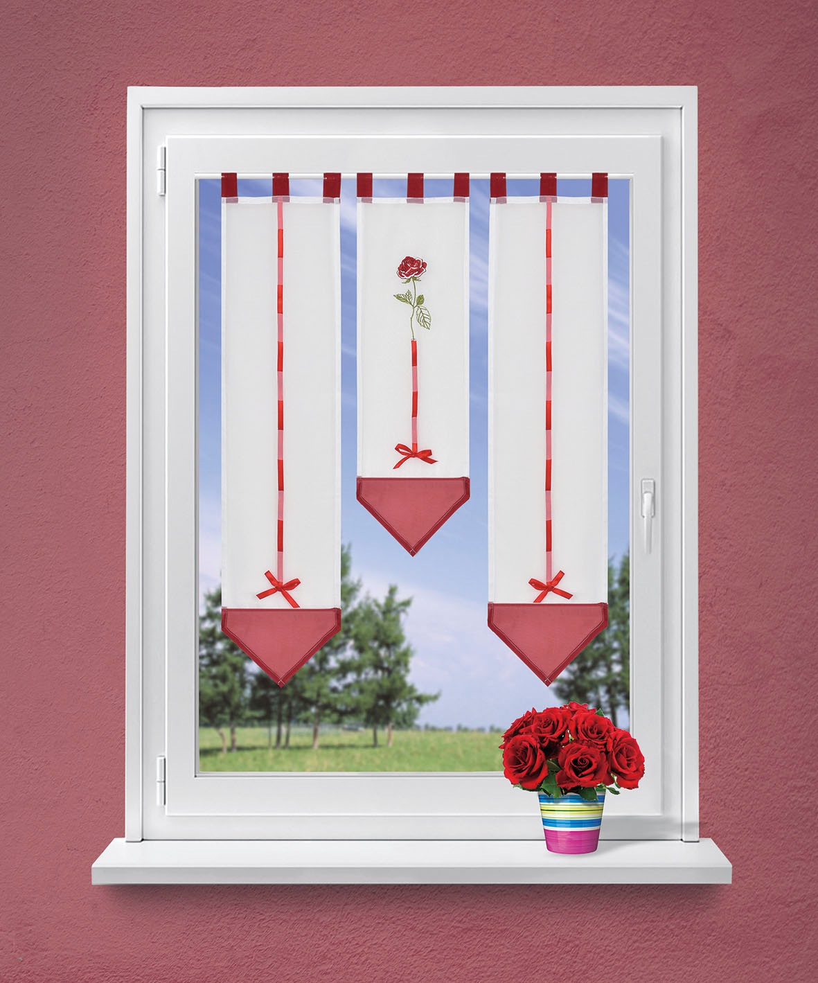 Image of Dreams Gardine »Rose Rot«, (1 St.) bei Ackermann Versand Schweiz