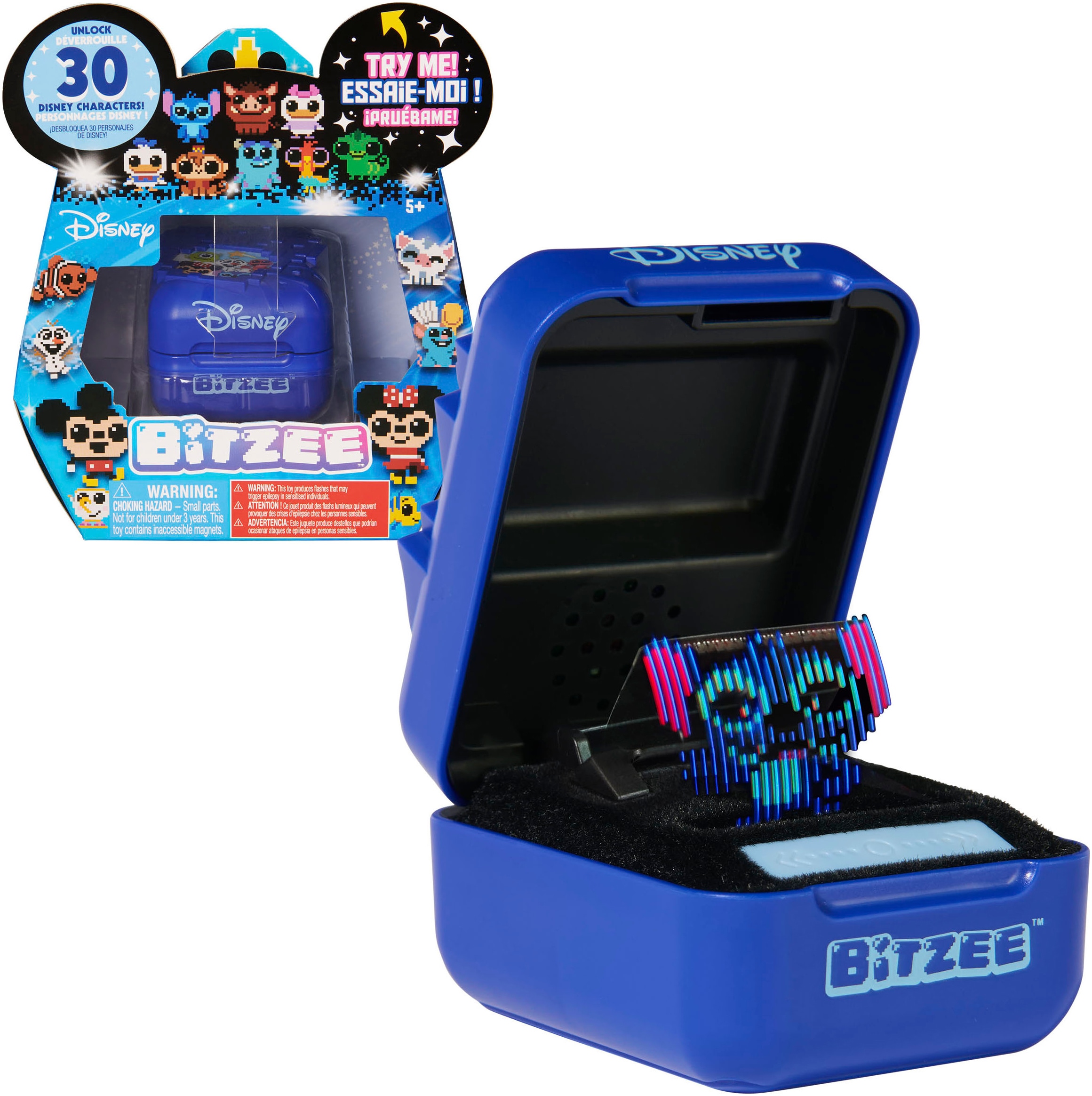 Image of Spin Master Spielfigur "Disney Bitzee - Digitales Interaktives Haustier, blau"