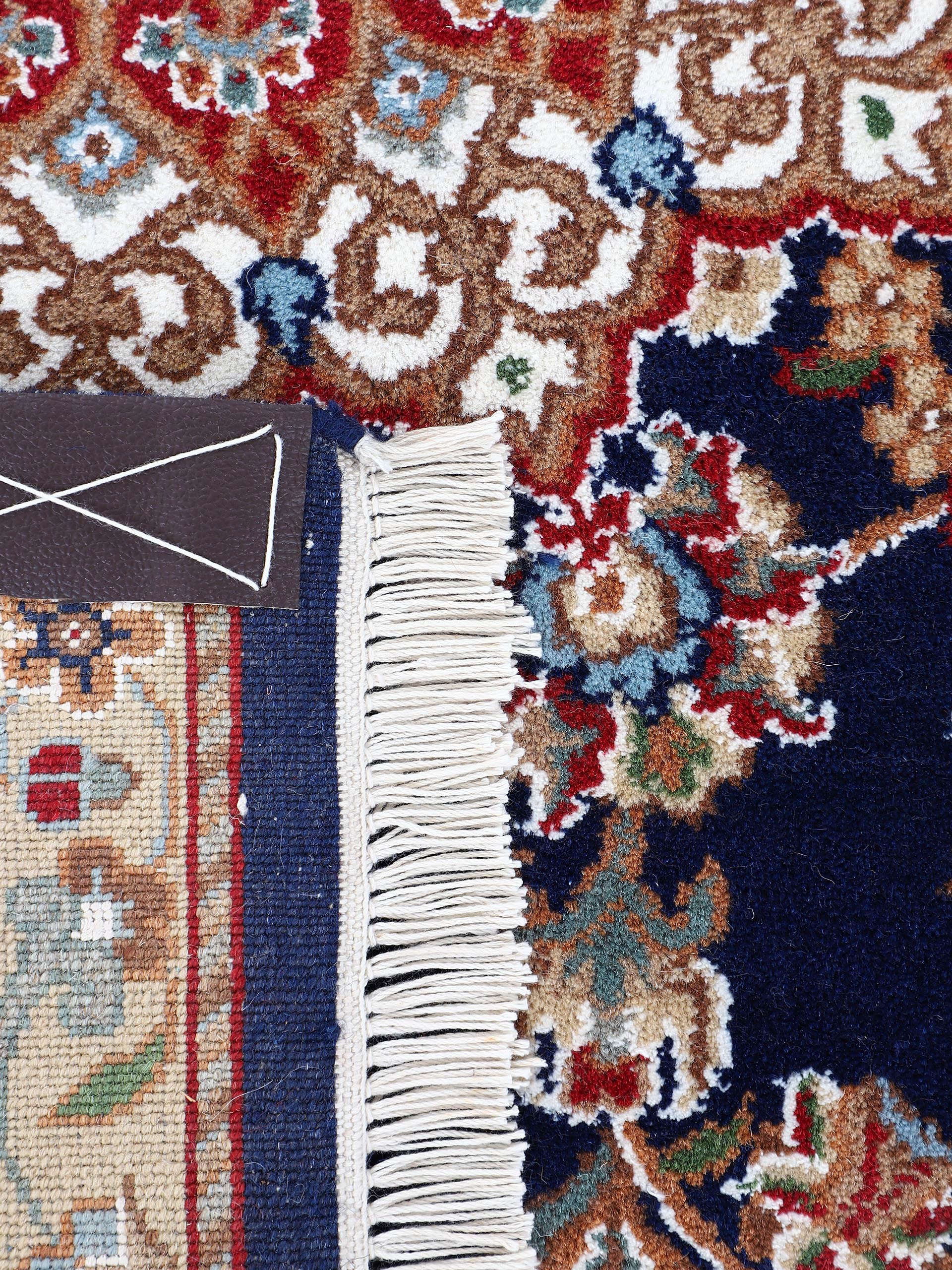 Woven Arts Orientteppich »Orientteppich Nain«, rechteckig, 15 mm Höhe, handgeknüpft, Wohnzimmer, reine Wolle