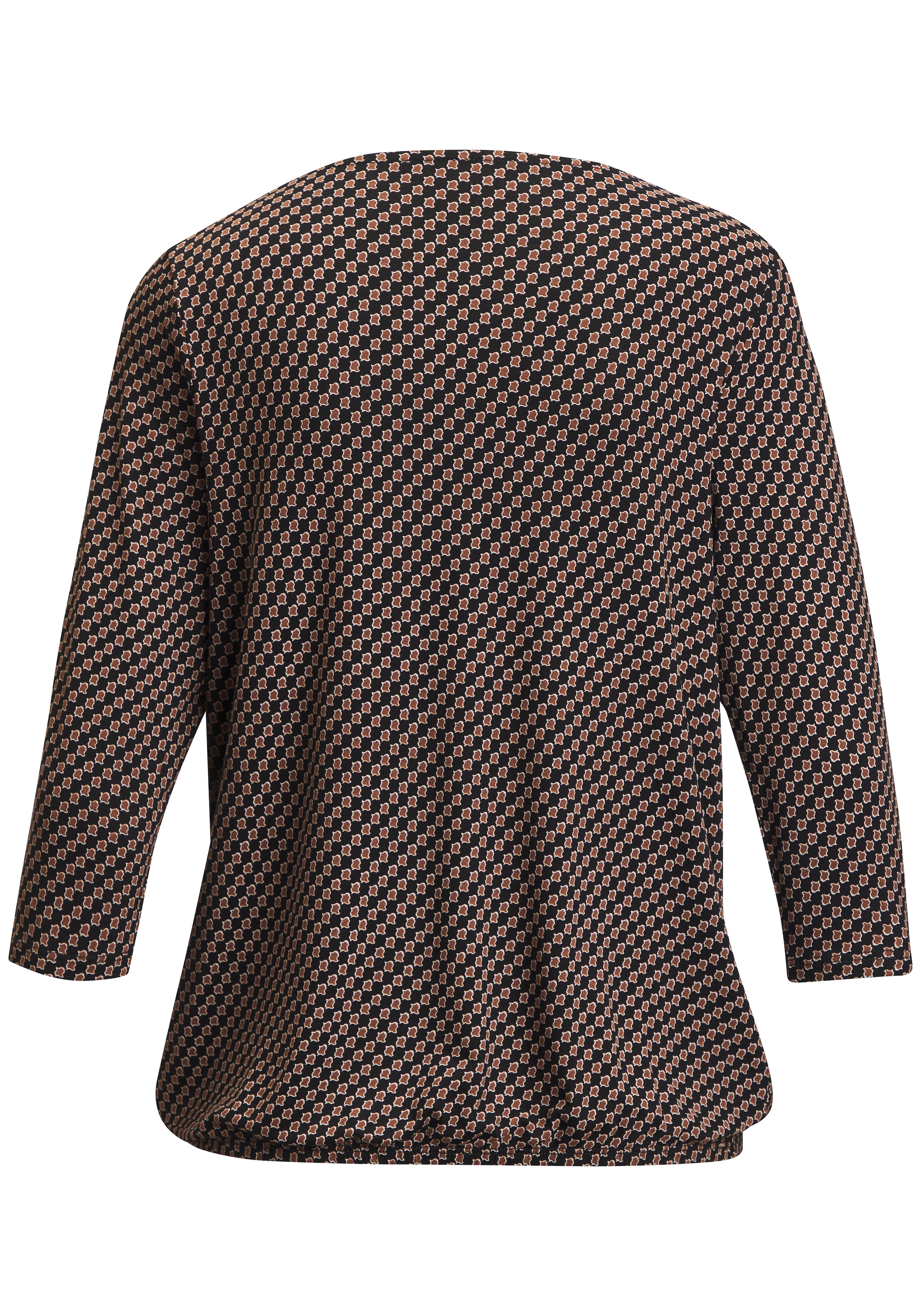 Vivance Shirt à col rond »mit goldfarbenem Zierknopf am Ausschnitt« 2er-Pack,  aus weichem Viskose-Stretch