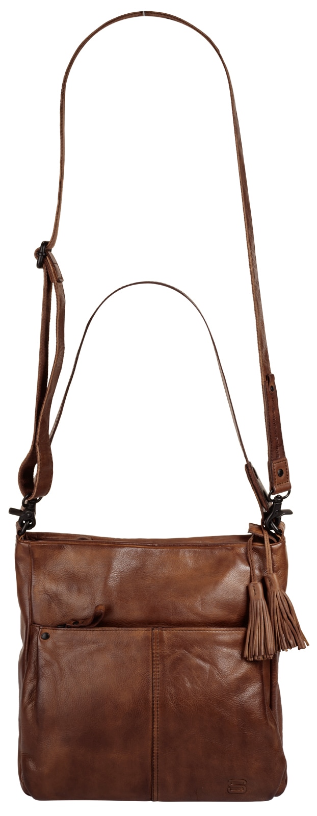 Spikes & Sparrow Umhängetasche »SPIKES & SPARROW Damen echt Leder« echt Leder
