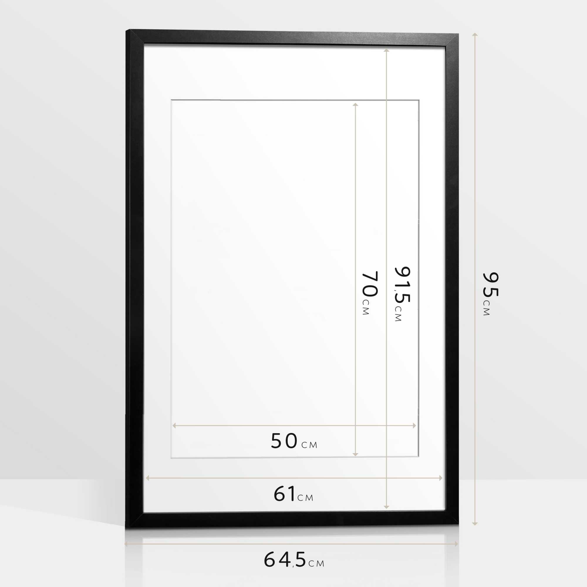 Reinders! Cadre photo »Bilderrahmen Poster 61x91,5 oder 50x70« für 1 Bilder Wohnzimmer - Buche - MDF - 64,5x95 cm