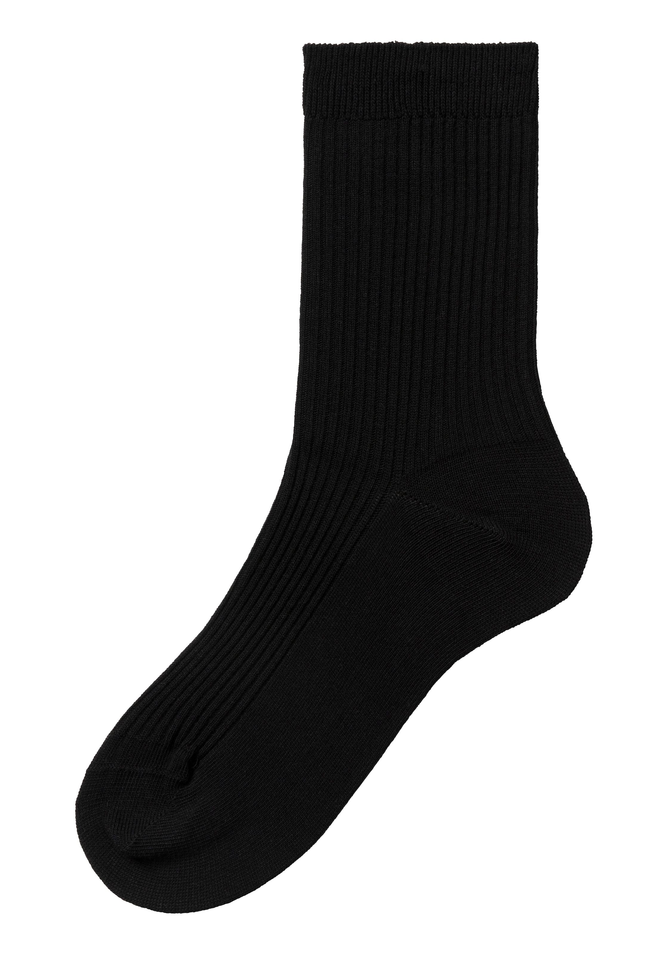Lavana Basicsocken, (Packung, 5 Paar), mit feiner Rippe