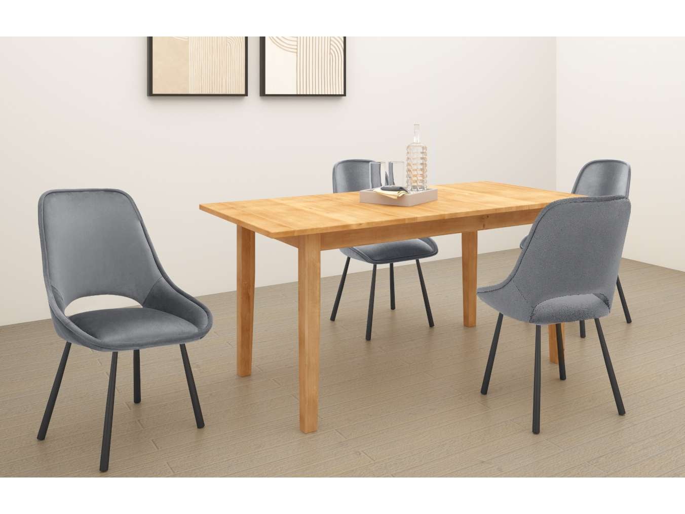 Home affaire Esstisch »Dakota« aus massivem Kiefernholz, ausziehbar, Breite 160-200 cm