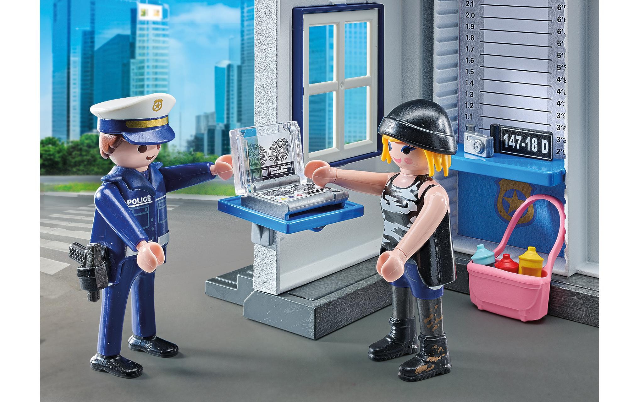Playmobil® Spielbausteine »Action Heroes Polizei Ermittlungszimmer 71733«, (38 St.)