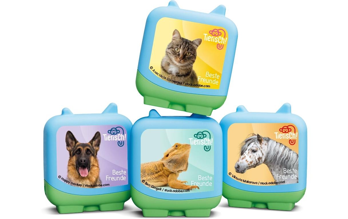 Image of tonies Hörspielfigur "Clever Tonie Tierisch - Beste Freunde, 4er Set"