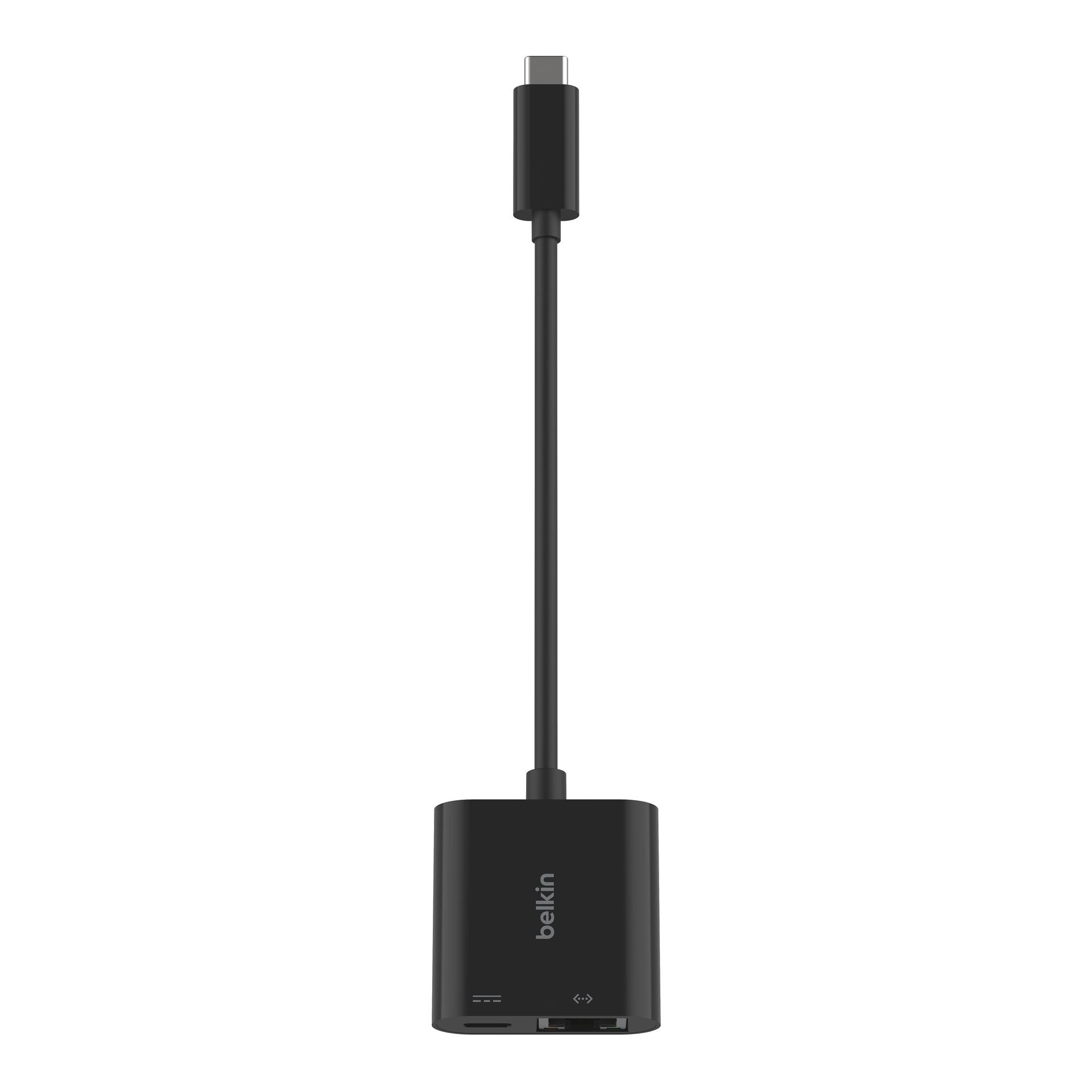 Belkin Netzwerk-Adapter »Connect USB-C zu Ethernet Adapter + 100 W Power Delivery« 10/100/1000 Mbit/s, PD 3.0