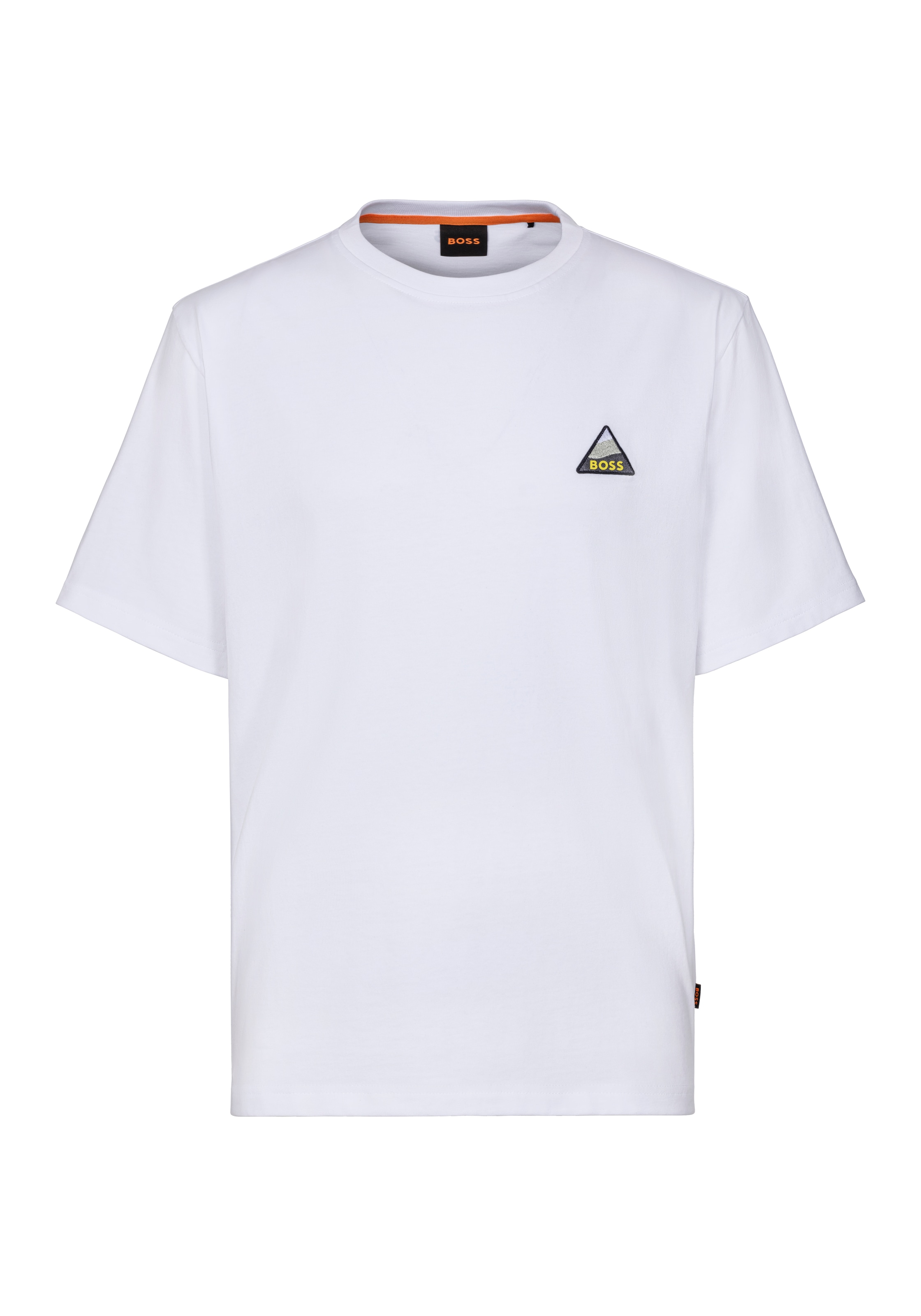BOSS ORANGE T-Shirt »Te fishpatch«, mit Logo-Aufnäher