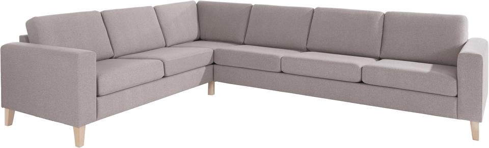 mit collection ATLANTIC ♕ »Terra«, langer Schenkel home Ecksofa montierbar links oder versandkostenfrei rechts Wellenunterfederung, auf