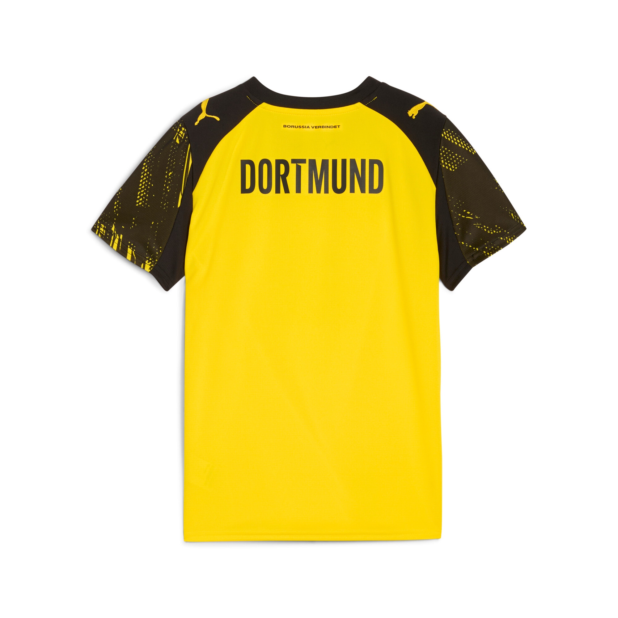 PUMA Fussballtrikot »BVB HOME JERSEY REPLICA JR WITH SPONSOR« Regular Fit, sportlicher Stil, ohne Kapuze, für Jugendliche