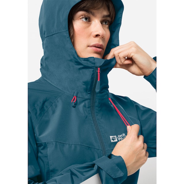 ♕ Jack Wolfskin Fahrradjacke »MOROBBIA 2L JKT W«, mit Kapuze  versandkostenfrei auf