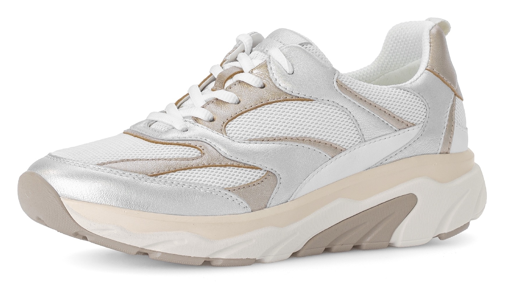 Image of rollingsoft Keilsneaker, Freizeitschuh, Halbschuh, Schnürschuh mit rollingsoft-Laufsohle