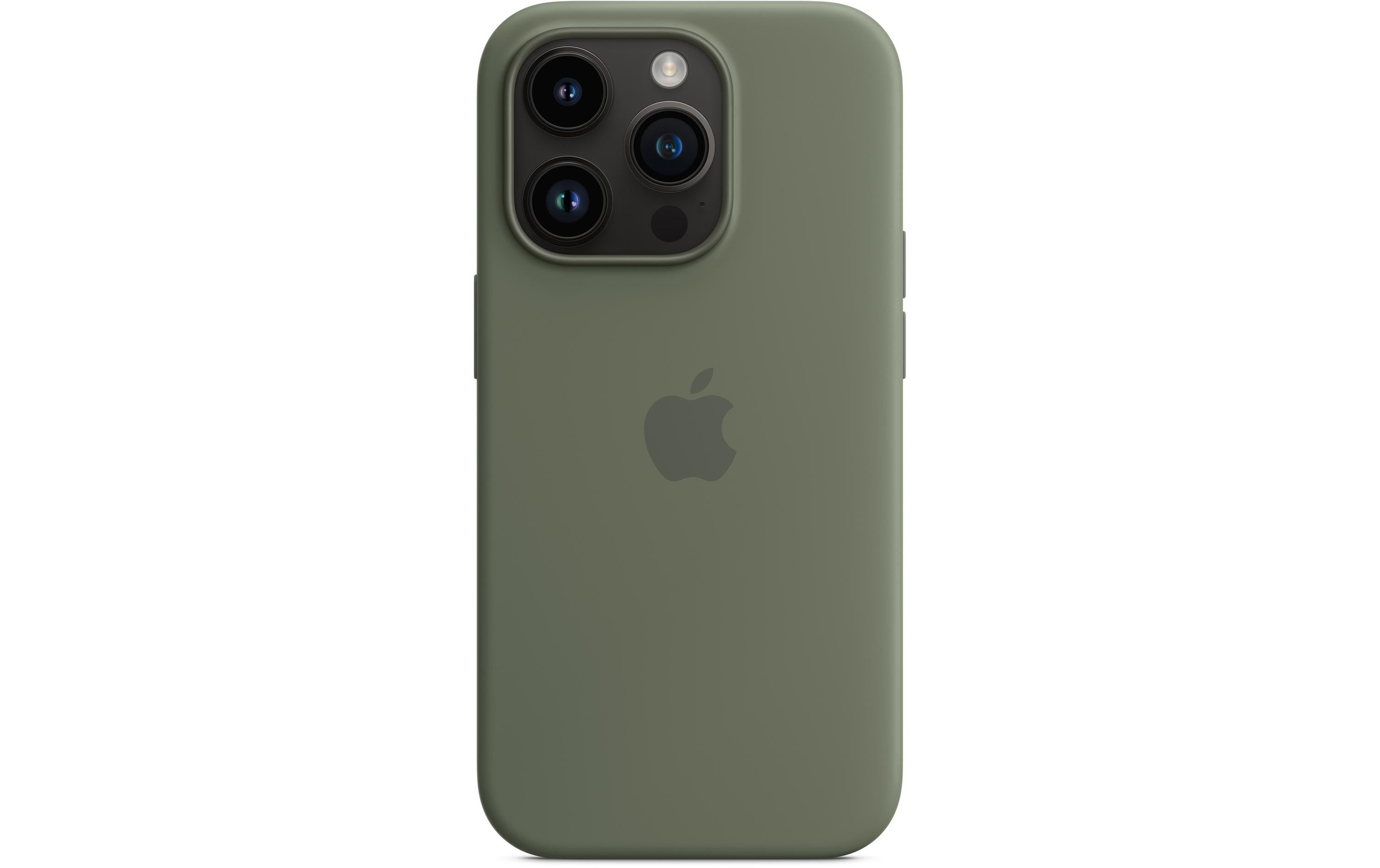 Apple Smartphone-Hülle »Apple iPhone 14 Pro Silicone Case Olive«, iPhone 14 Pro, MQUH3ZM/A