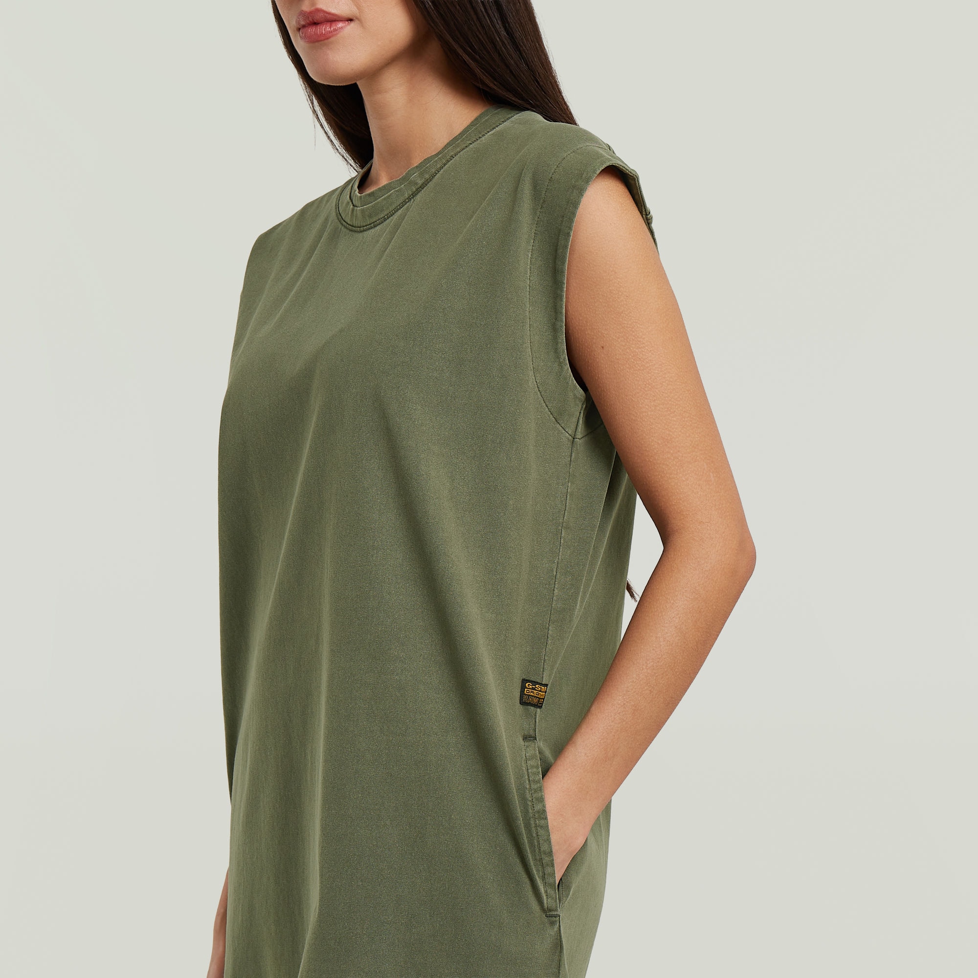 Image of G-STAR Jerseykleid Eingrifftaschen mit Taschen in der Seitennaht
