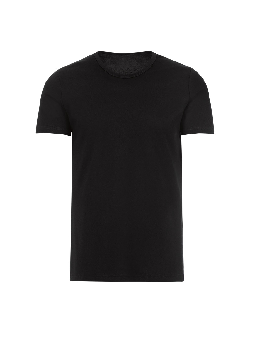 Trigema T-Shirt »TRIGEMA T-Shirt aus Baumwolle/Elastan«, (1 tlg.)