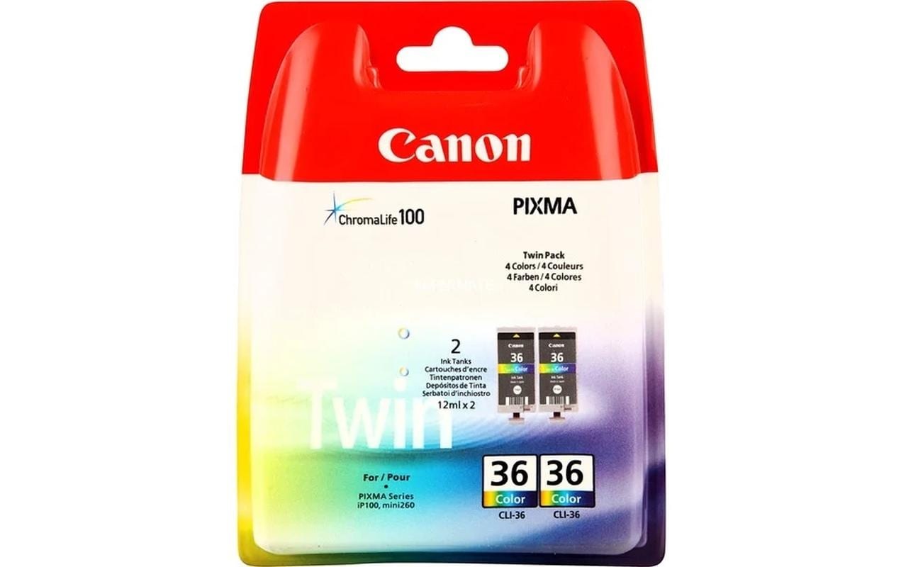 Canon Tintenpatrone »CLI-36, 2 Stk«, (2 St.)