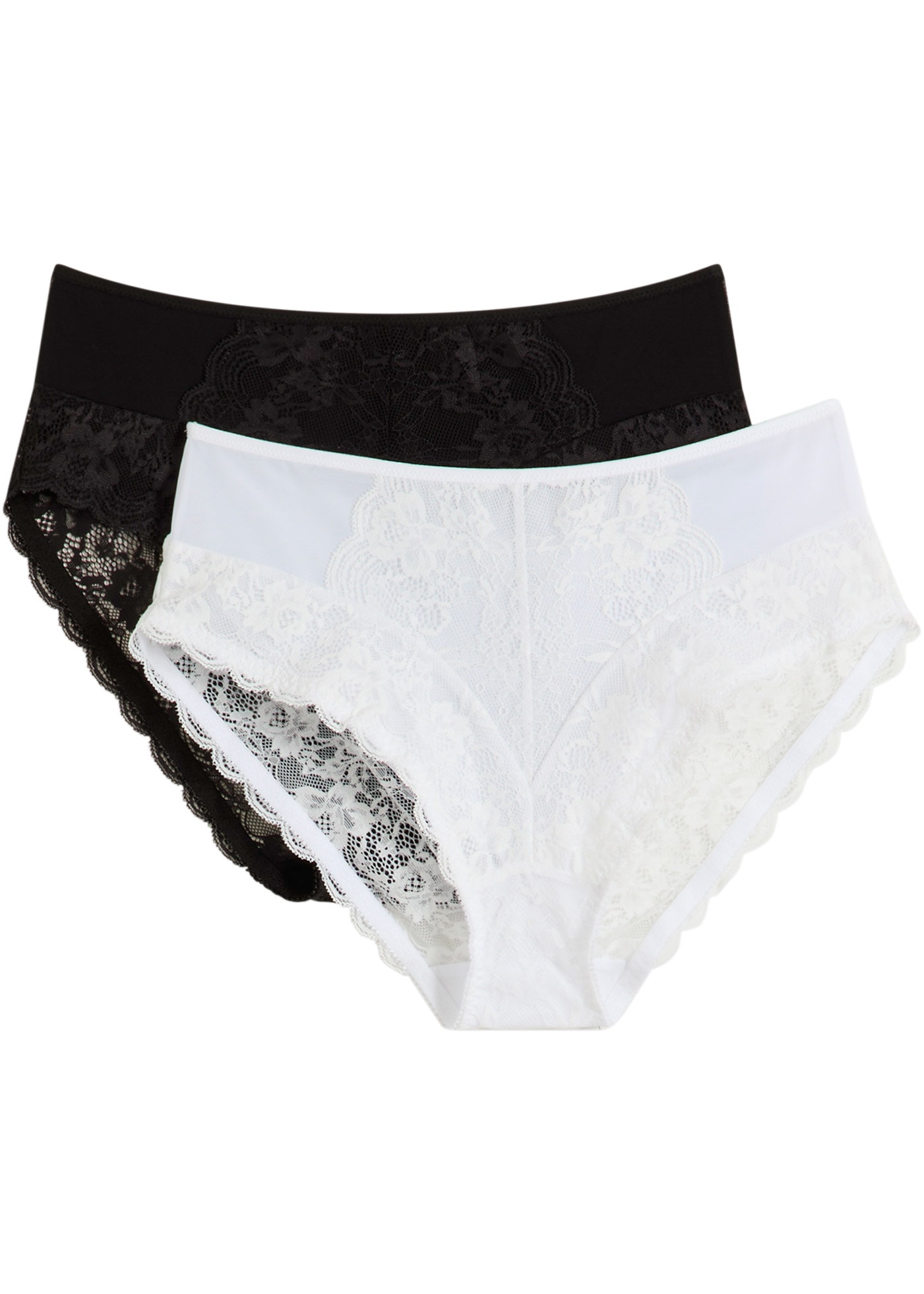 Image of bonprix Maxislip Packung, 2 Stk. im Doppelpack, aus Polyamid und Elasthan, elastisch