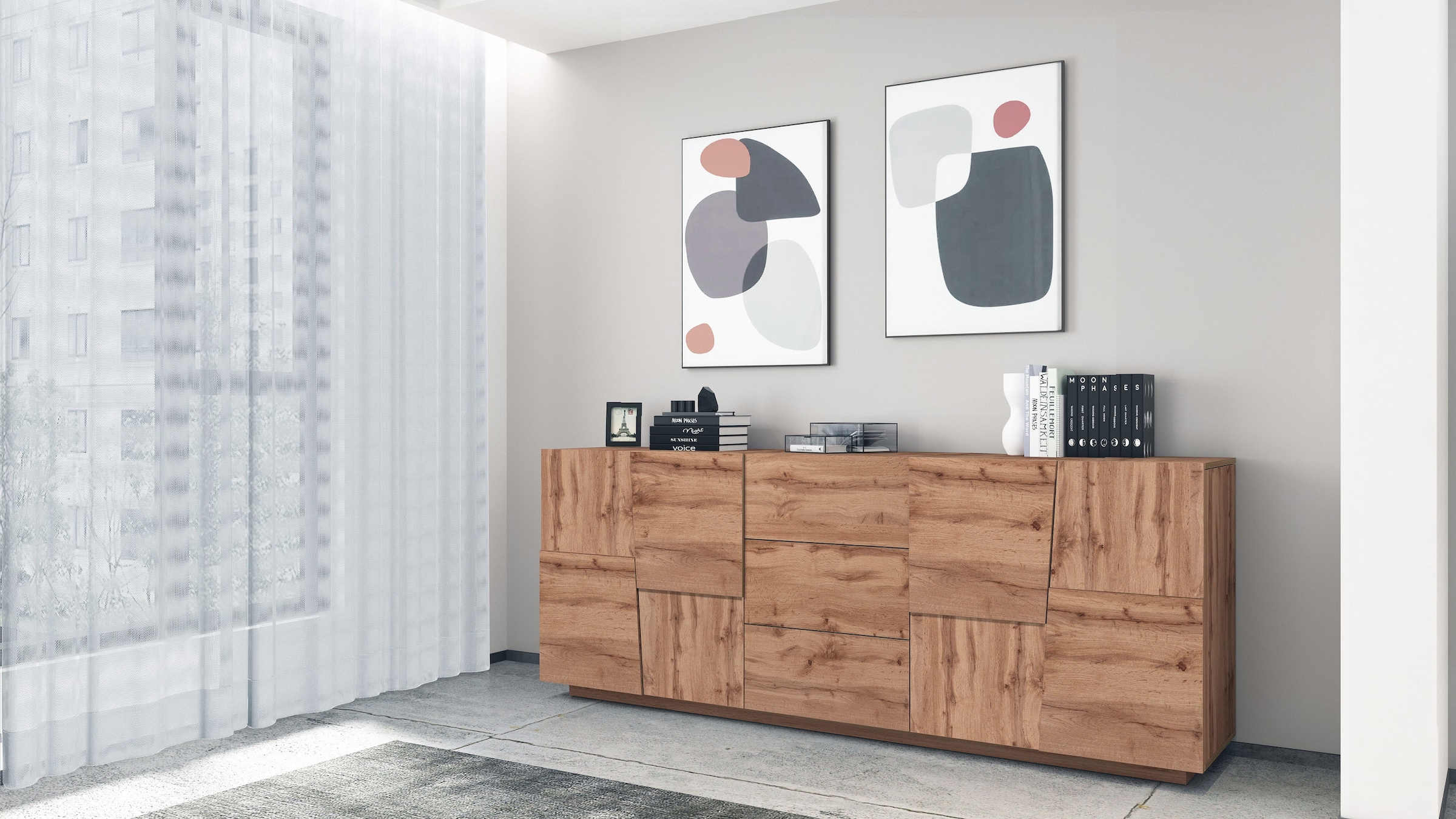Home affaire Sideboard »Pongo« 1 Stk. tlg.