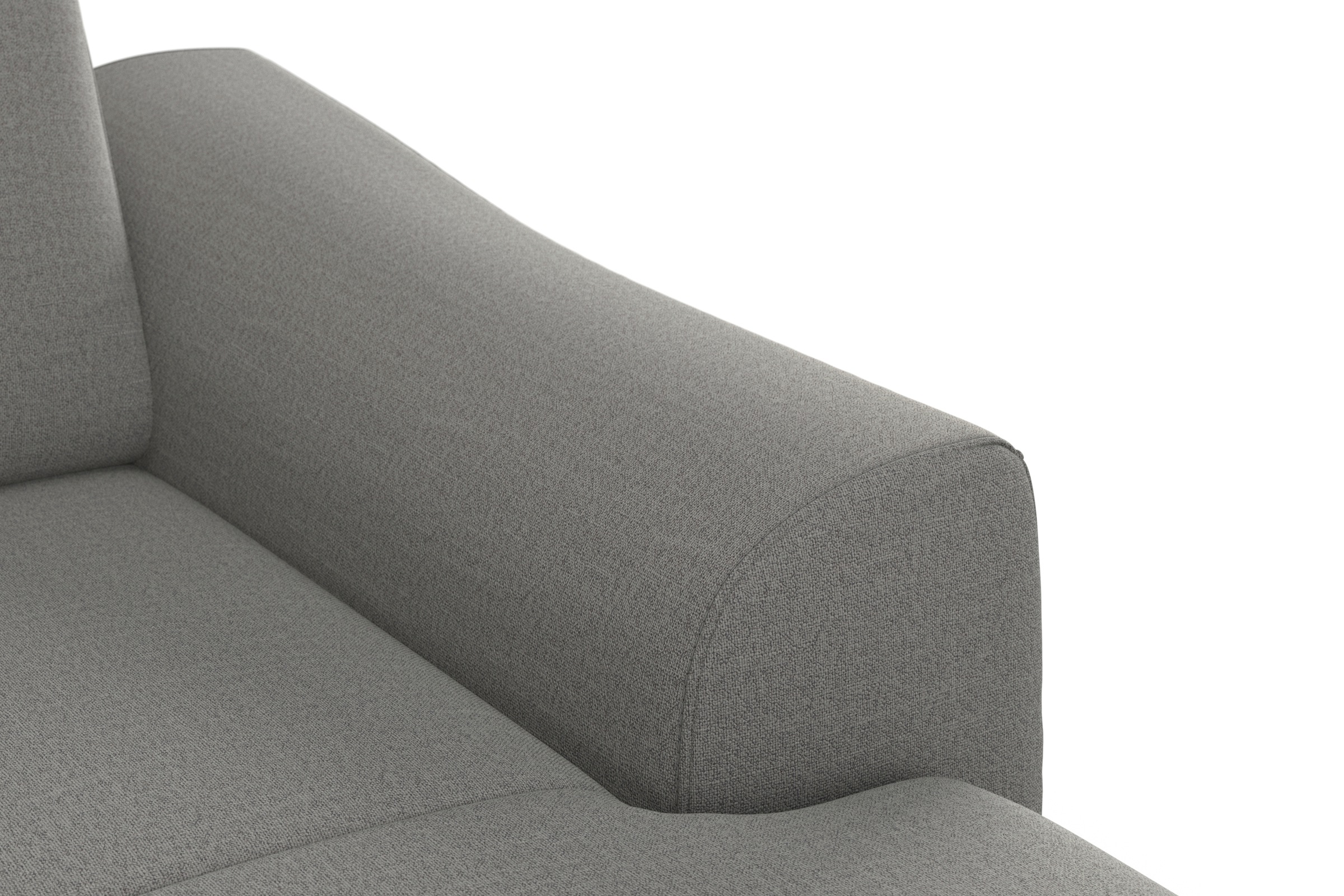 sit&more Wohnlandschaft »Dundee U-Form«, mit Federkern und Edelstahlfüssen, wahlweise mit Kopfteilverstellung