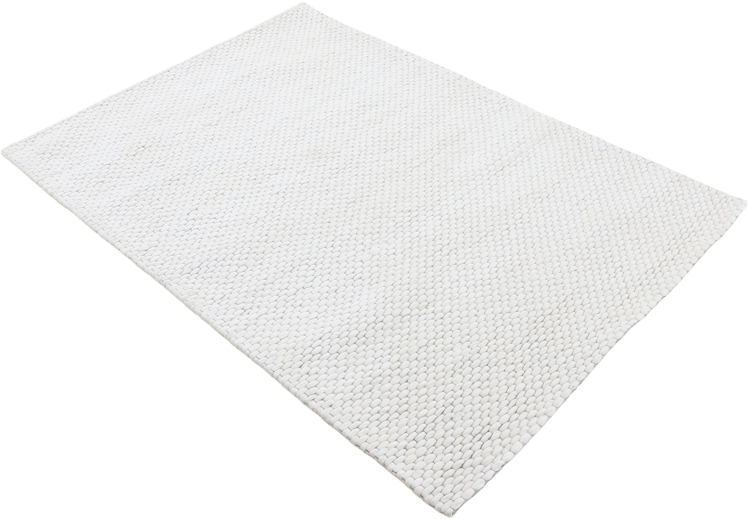carpetfine Wollteppich »Sina«, rechteckig, 14 mm Höhe, Handweb Teppich, reine Wolle, meliert, handgewebt, weich & kuschelig