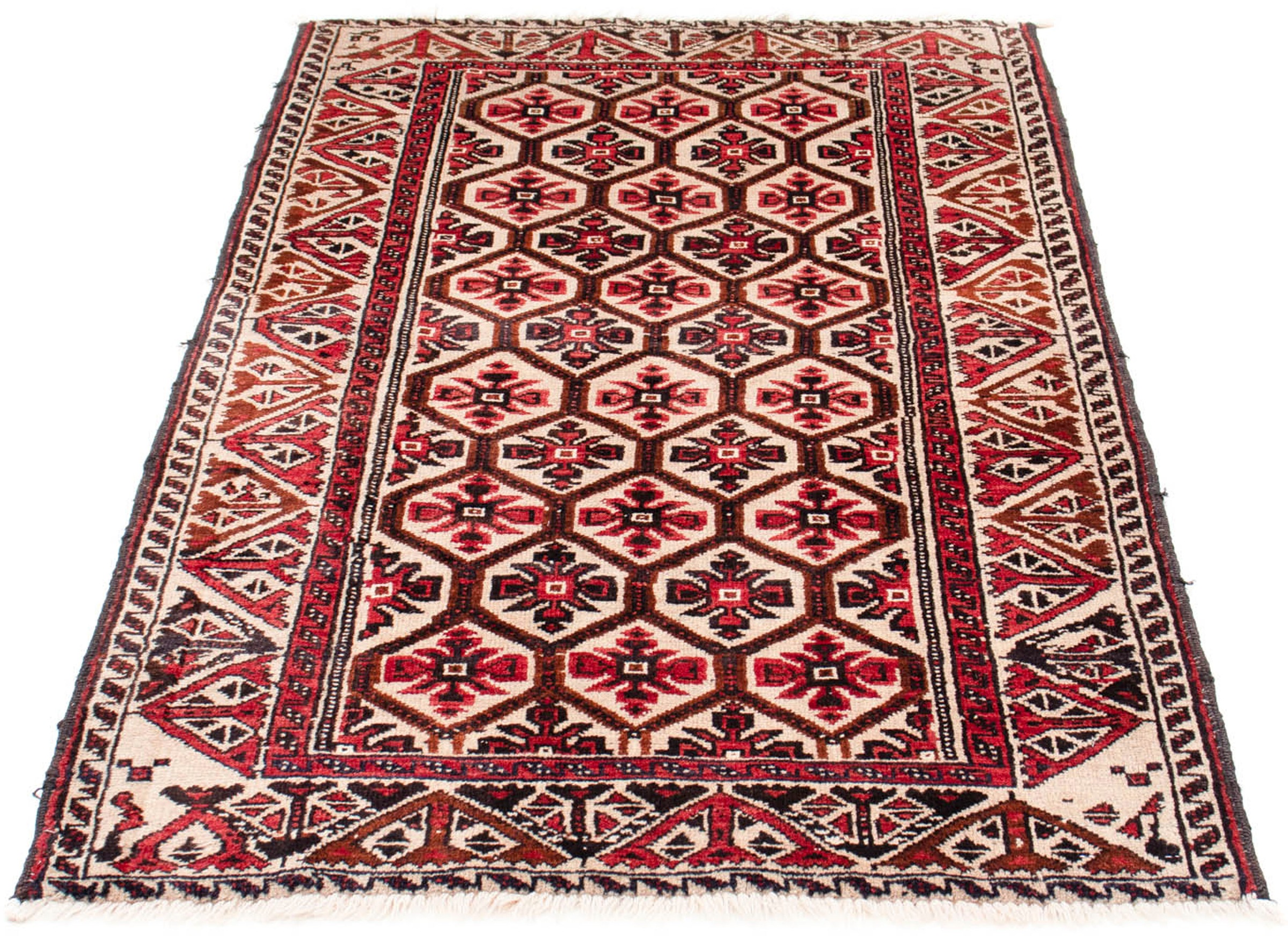 Image of morgenland Orientteppich »Belutsch - 150 x 86 cm - beige«, rechteckig, 8 mm Höhe, Wohnzimmer, Handgeknüpft, Einzelstück mit Zertifikat bei Ackermann Versand Schweiz