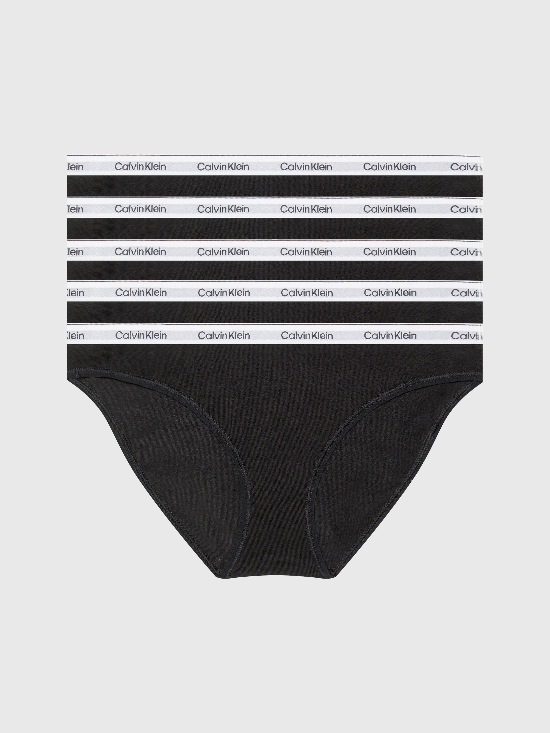 Calvin Klein Underwear Bikinislip »5 PACK BIKINI (LOW-RISE)«, (Packung, 5 St., 5er-Pack), mit Logobund
