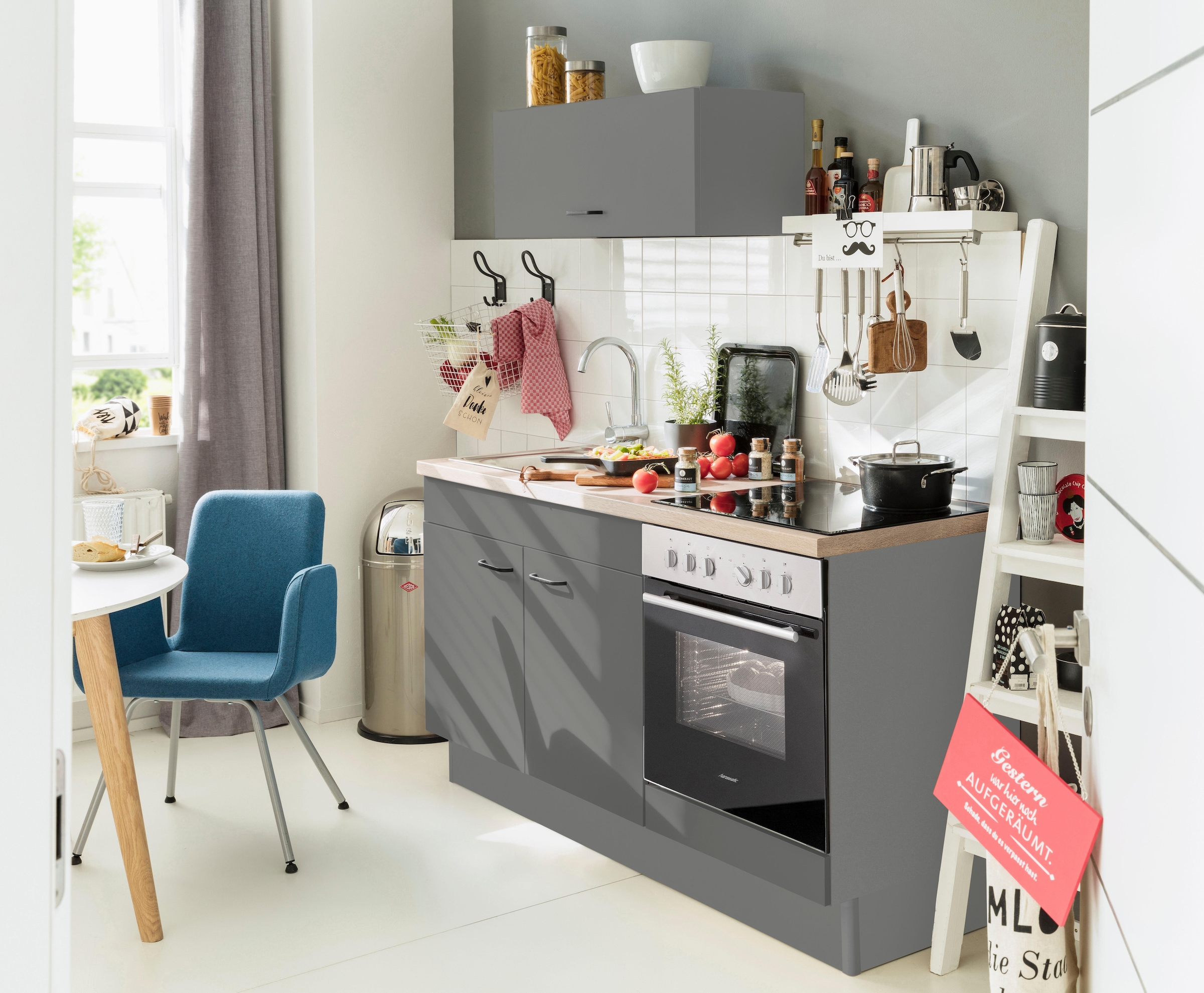 OPTIFIT Spülenschrank »Elga«, mit Soft-Close-Funktion, höhenverstellbaren Füssen, Breite 100 cm