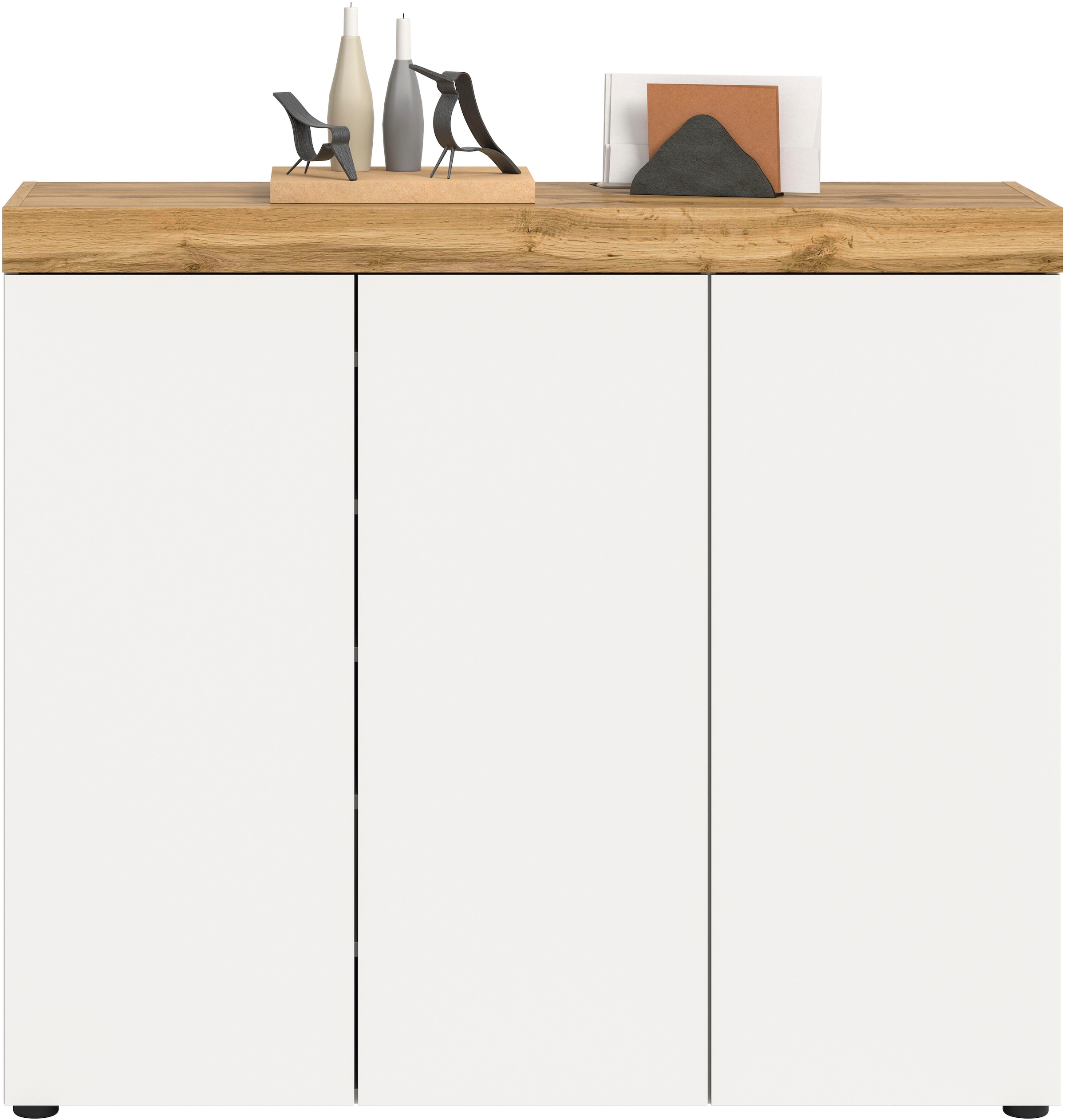 GOODproduct Schuhschrank »MAMBO, TOPSELLER!, Breite 115cm, stehend & hängend, push-2-open« 2 farbige Ausführung, 1 Stk. tlg. Schuhschrank, Schuhkommode, Flur, Diele