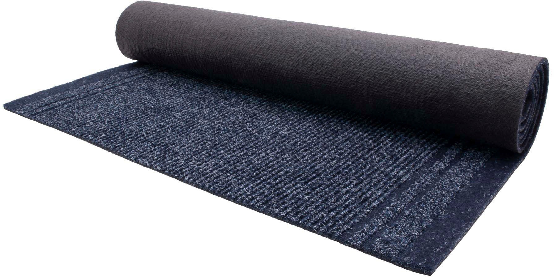 Primaflor-Ideen in Textil "Schmutzfangläufer MALAGA, Made in Belgium" rechteckig 6 mm Höhe Schmutzfangmatte, meliert, gesteift, strapazierfähig, rutschhemmend