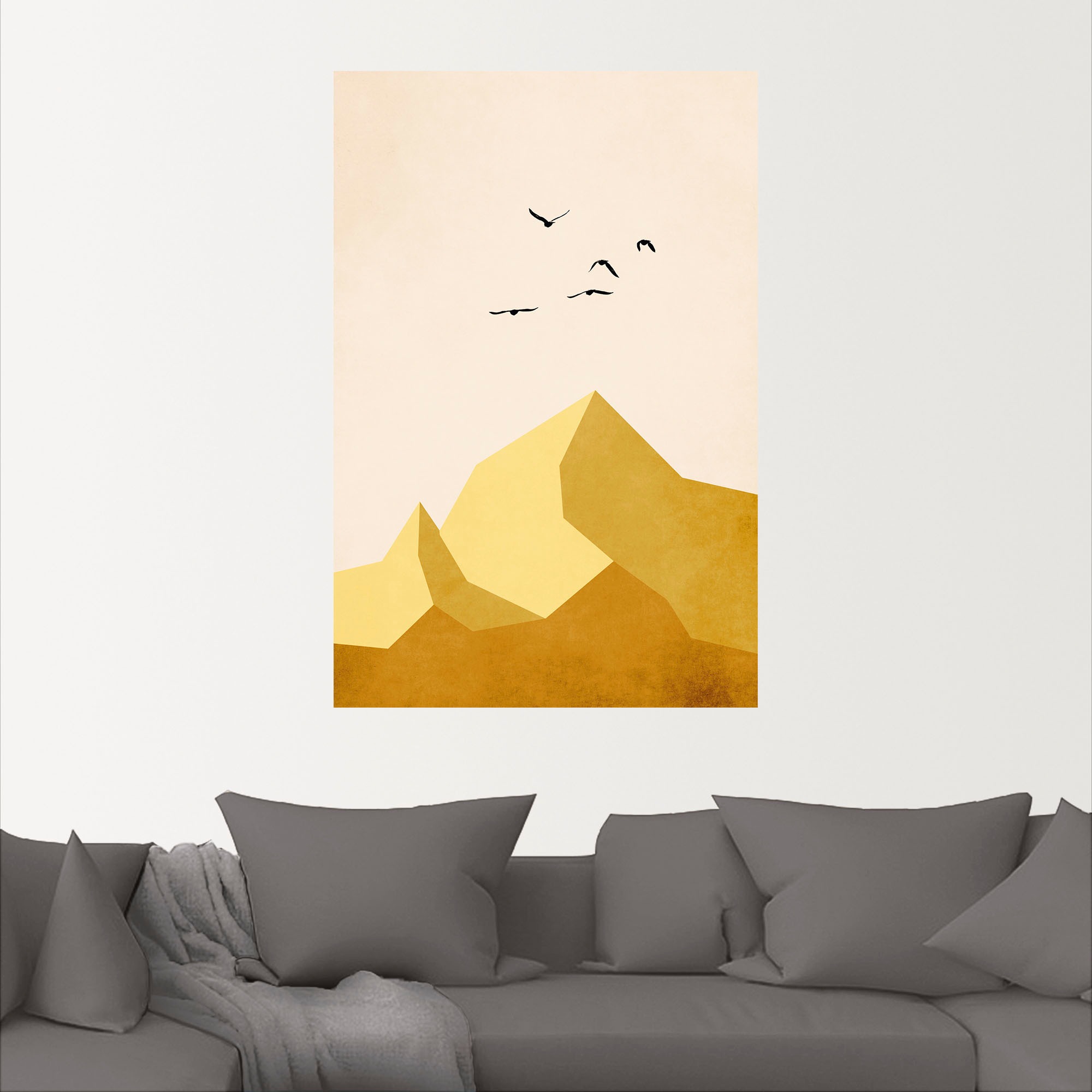 Artland Wandbild »Zugspitze, DREI«, Berge & Alpenbilder, (1 St.), als Alubild, Leinwandbild, Wandaufkleber oder Poster in versch. Grössen