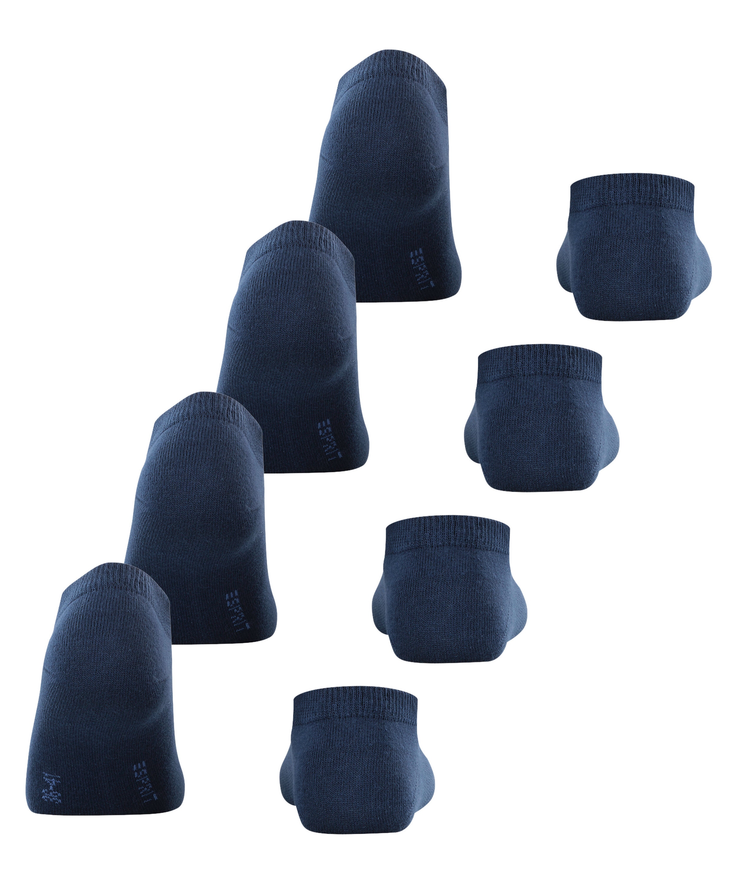Esprit Chaussettes de baskets »Solid« Taille unique 36-41, bord côte, uni, pack avantage basique