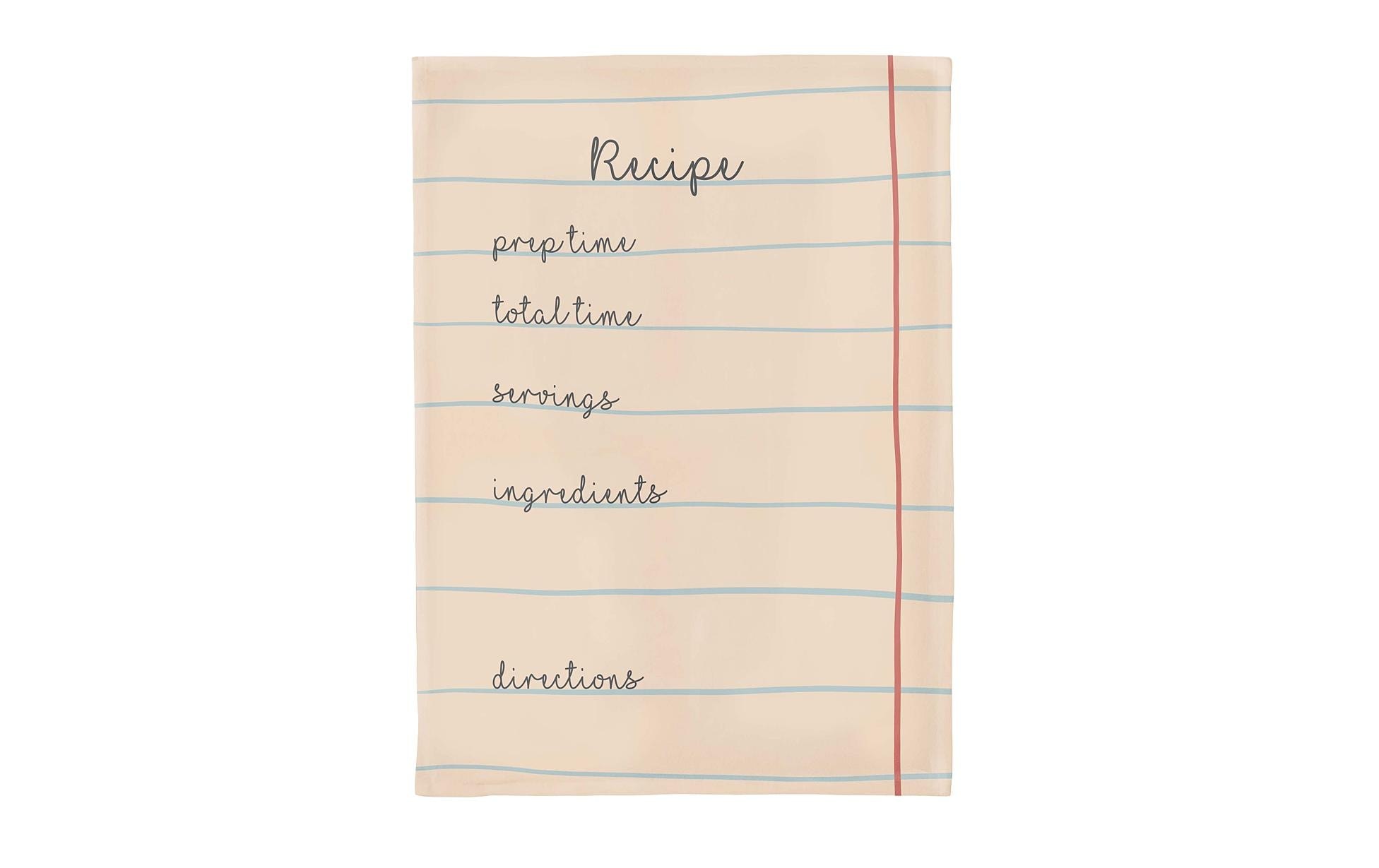 Image of Geschirrtuch "Chic Mic Recipe 50 x 70 cm"