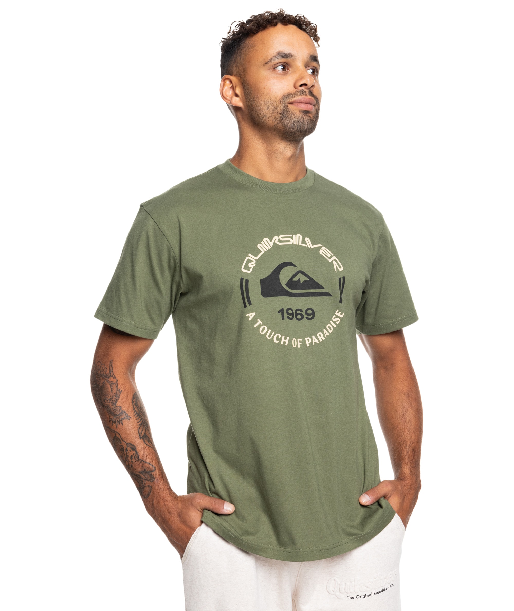 Quiksilver T-Shirt »CIRCLE LOGO SHORT SLEEVE«