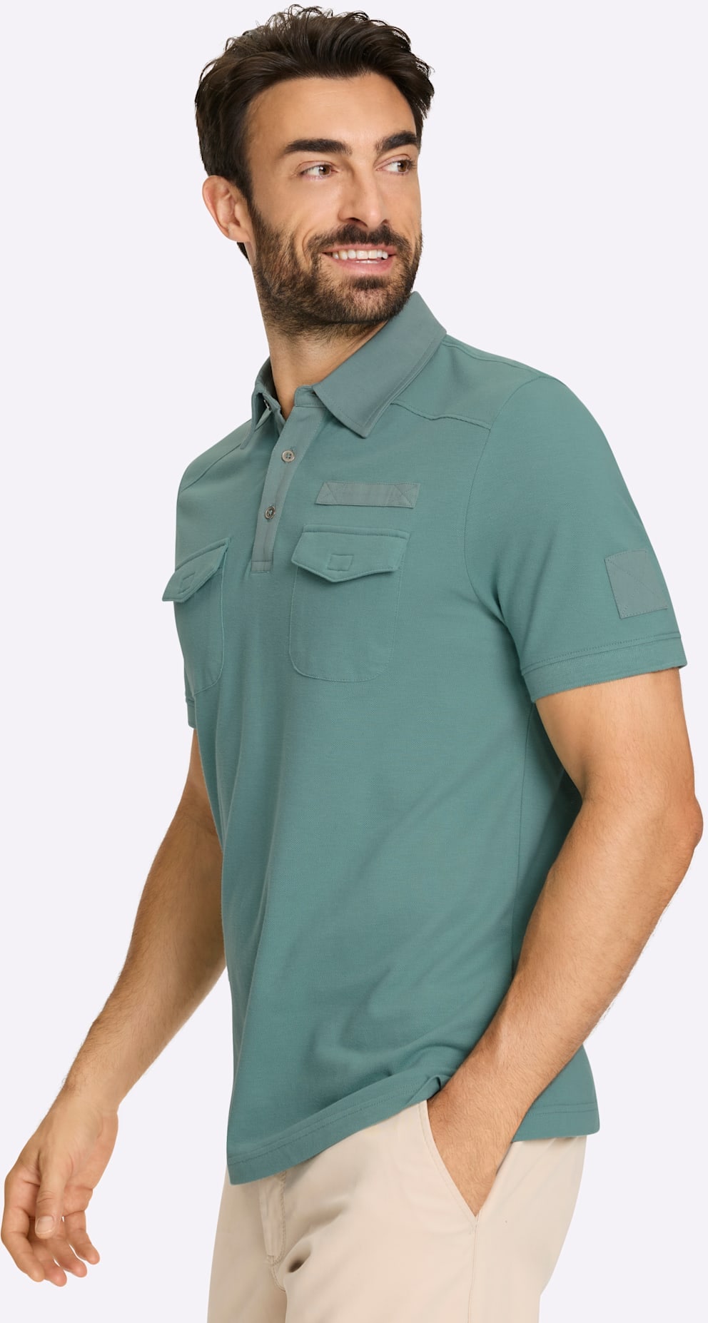 Marco Donati Kurzarmshirt »Kurzarm-Poloshirt« 1 tlg.