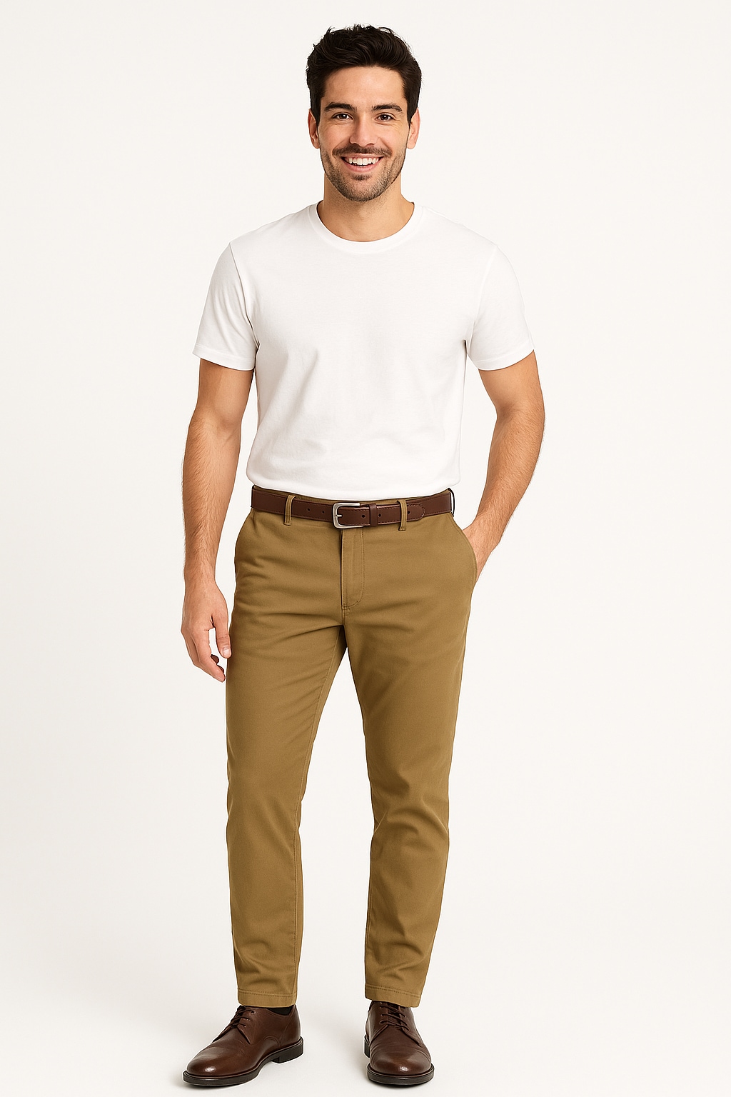 Image of Jack & Jones PlusSize Chinohose "JPSTMARCO FRANCO CHINO W BELT PLS"