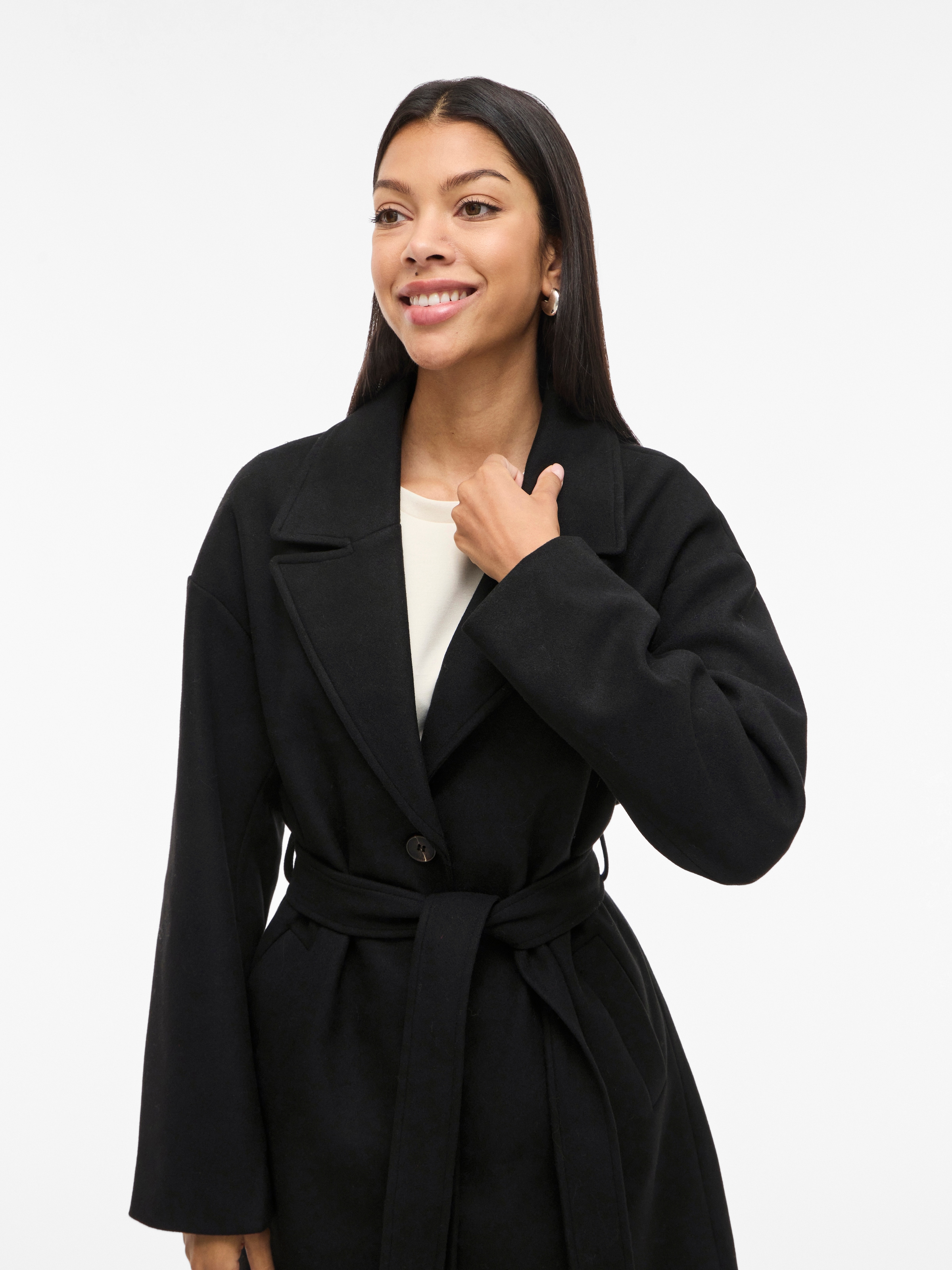 Image of Vila Langmantel "VICLAUDIA L/S LONG COAT - NOOS"