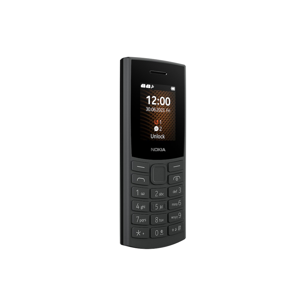 Nokia Smartphone »105 4G 128MB schwarz«, Grau, 4,47 cm/1,77 Zoll, 128 GB Speicherplatz