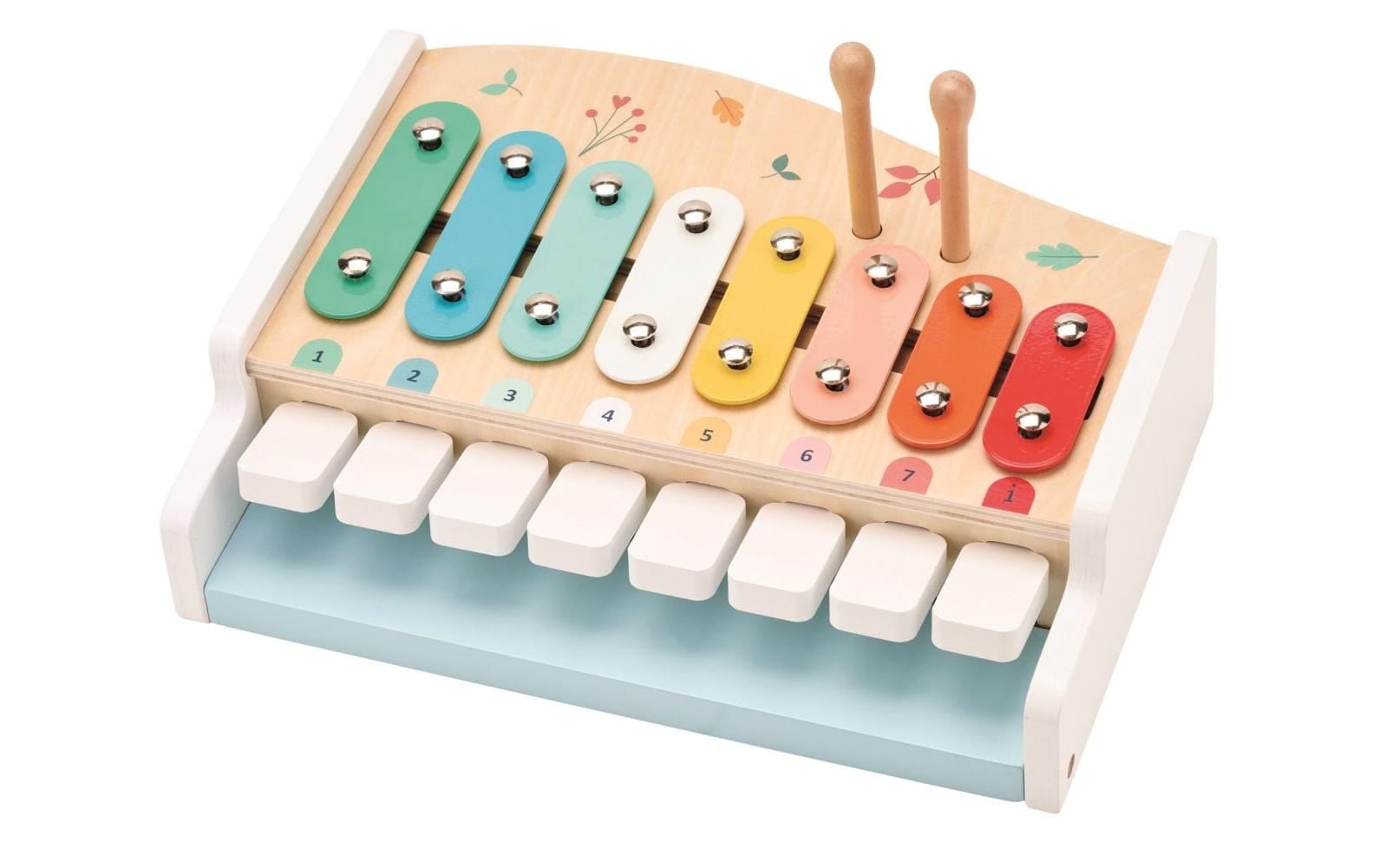 Spielba Spielzeug-Musikinstrument »Piano und Xylophon 2 in 1«