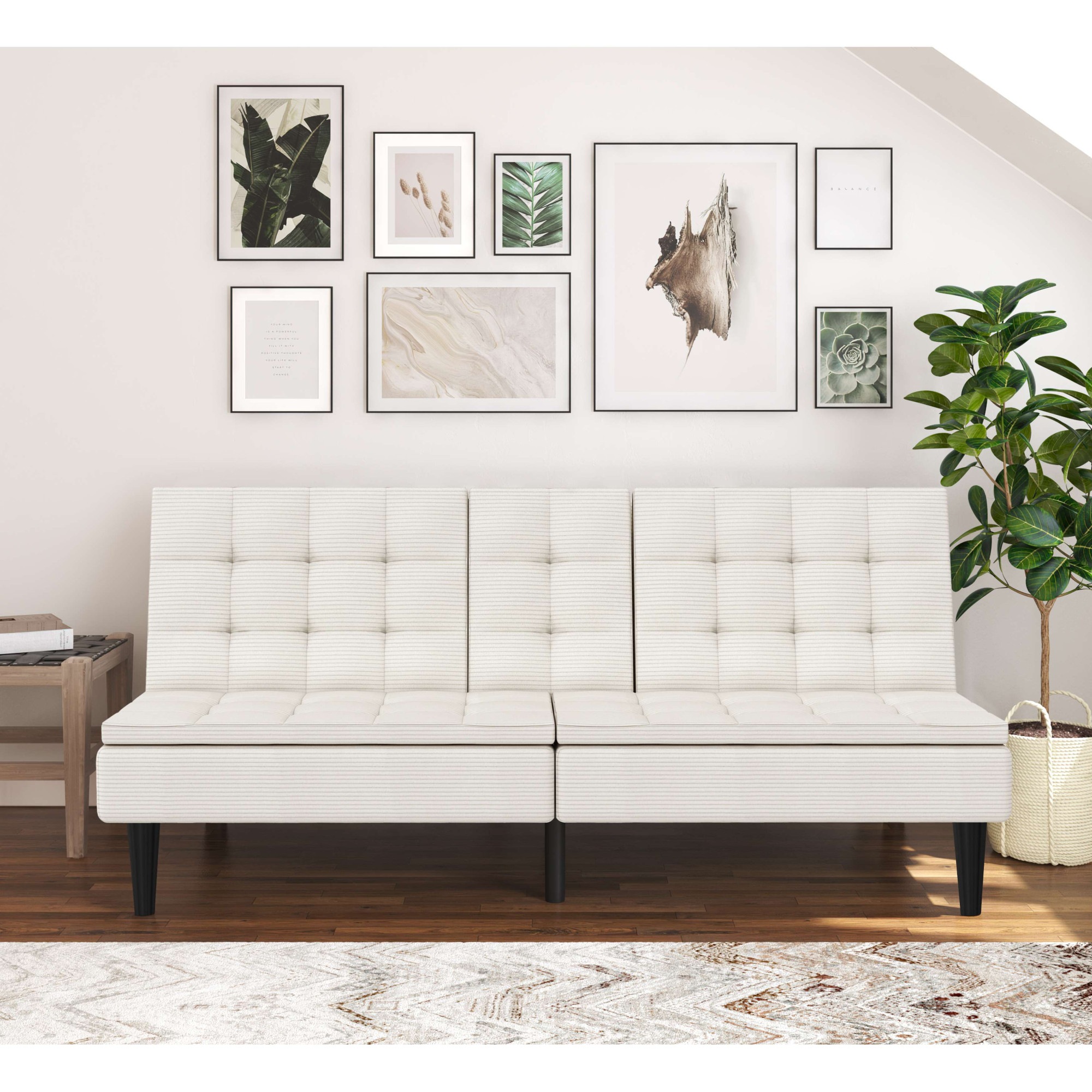 Image of Dorel Home Schlafsofa "MAINE, Kinosofa mit Relax- und Bettfunktion, 2 Getränkehalter," Liegefläche 190 x 110 cm, in Cord