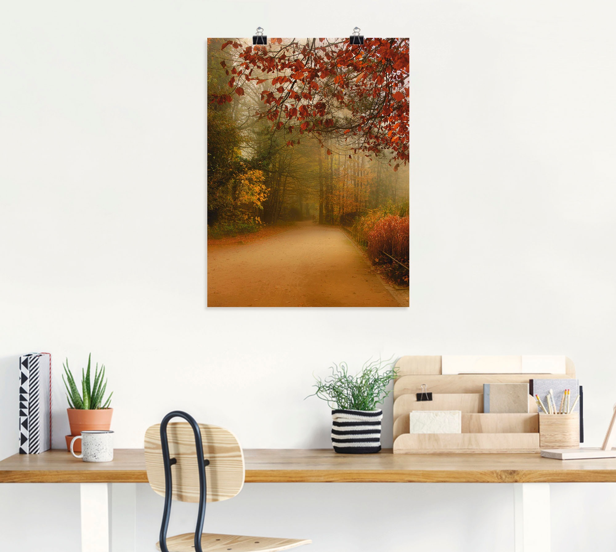 Artland Wandbild »Herbst im Park«, Vier Jahreszeiten, (1 St.), als Poster in verschied. Grössen