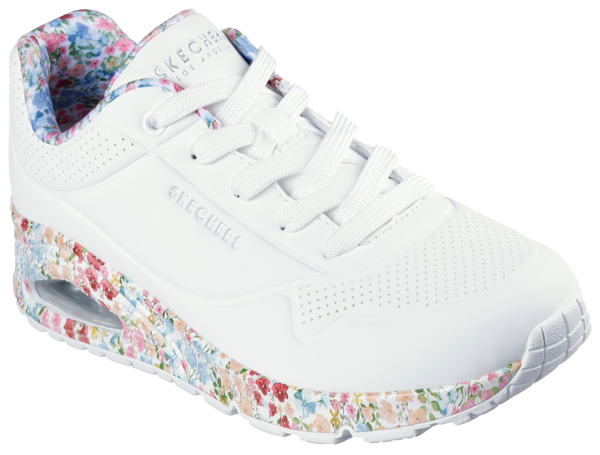 Image of Skechers Sneaker "UNO-MAJESTIC GARDEN", Keilsneaker, Plateausneaker mit bedruckter Sohle