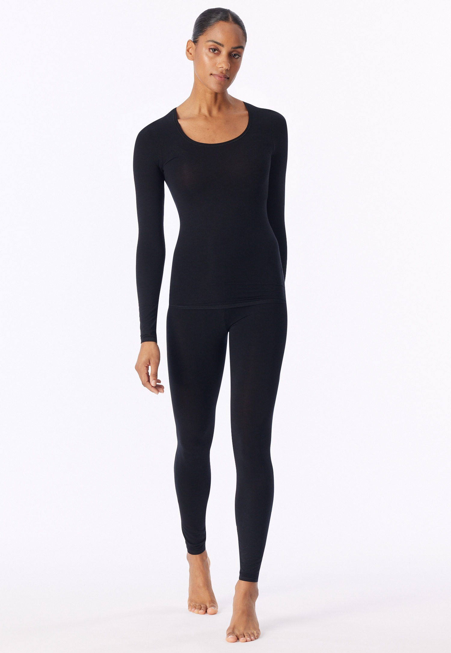 Schiesser T-shirt à manches longues »Personal Fit« avec coutures latérales plates pour un confort optimal