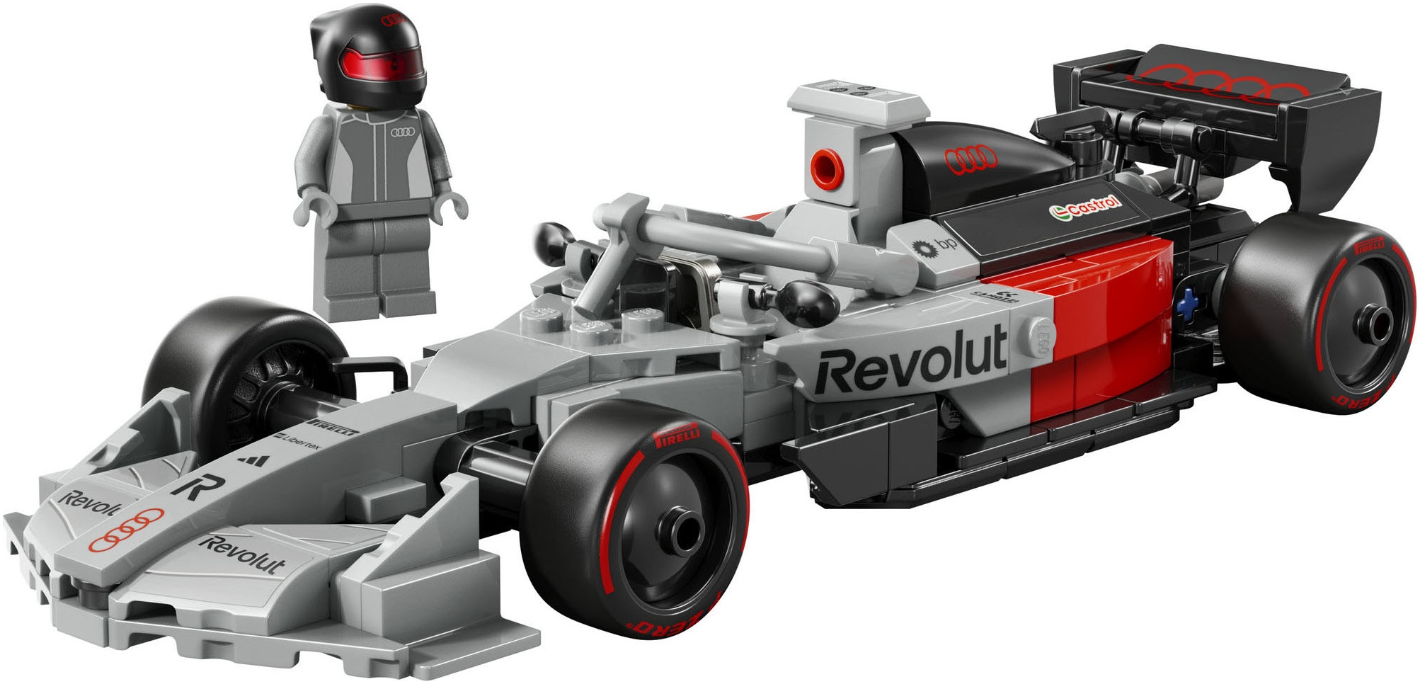 LEGO® Konstruktionsspielsteine »Audi Revolut F1 Team R26 Rennwagen (77259), LEGO Speed Champions«