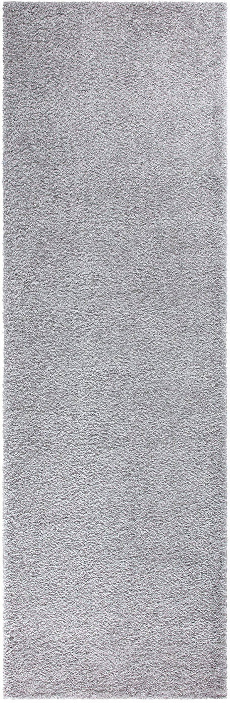 Carpet City Hochflor-Läufer »City Shaggy«, rechteckig, Teppich Einfarbig Uni, besonders flauschig-weich